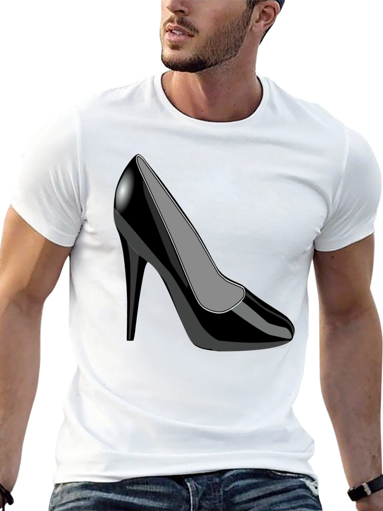 Black Shoe Graphic Tee