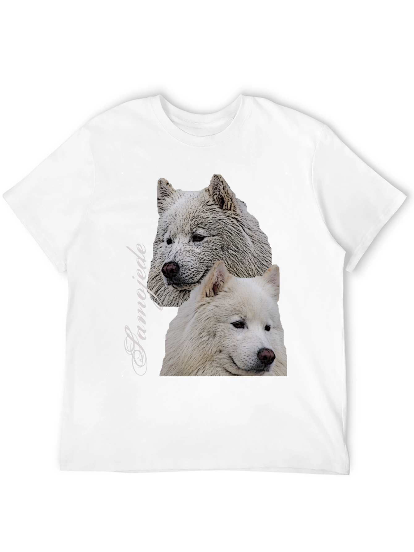 Samojede Dog Lover Black T-Shirt