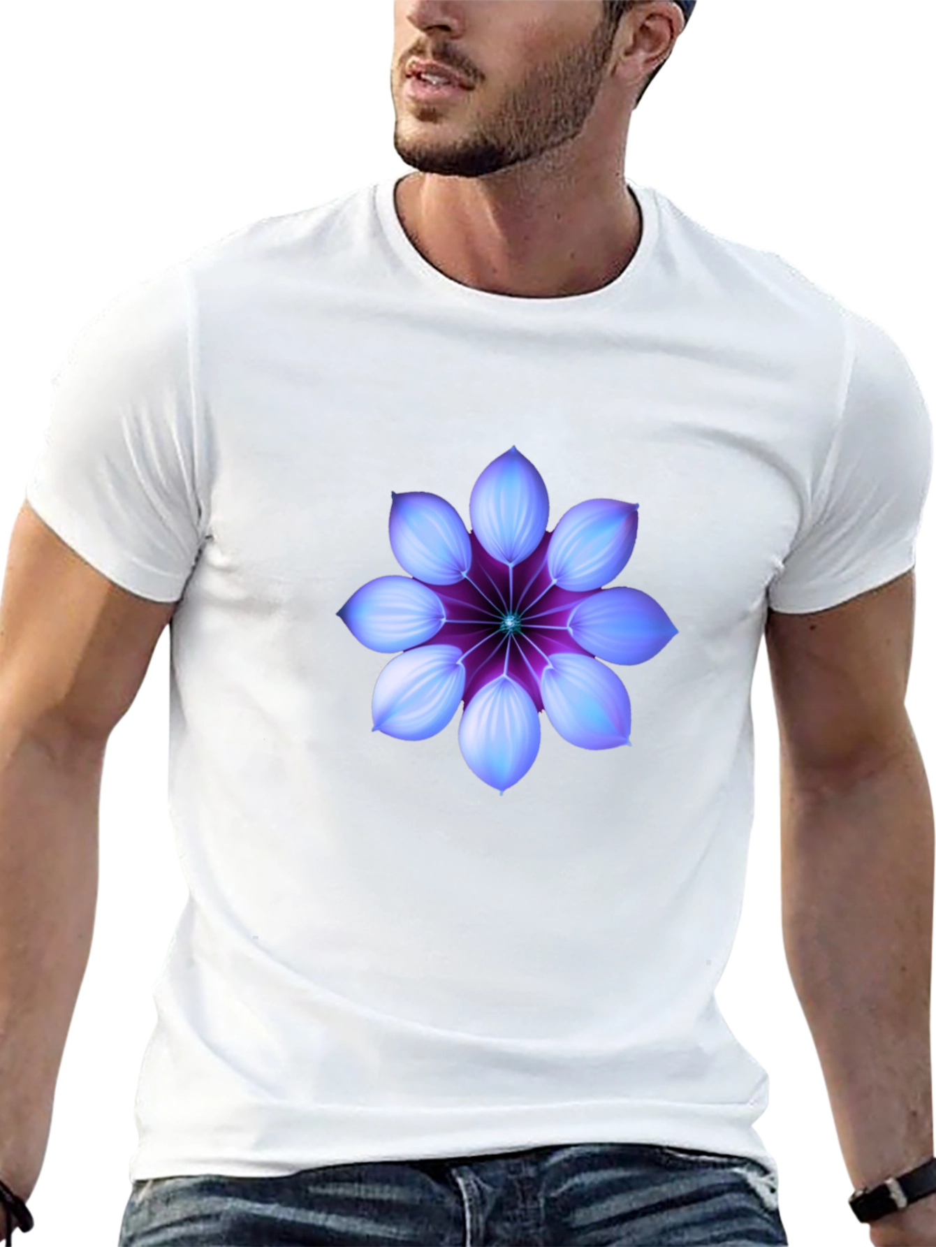 Mystic Bloom Black T-Shirt
