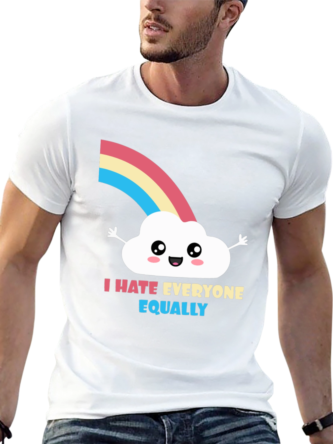 I Hate Everyone Equally T-Shirt - Funny Graphic Tee