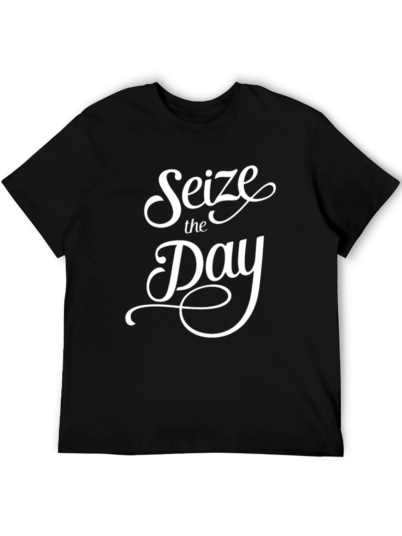 Seize the Day Graphic Tee - Black