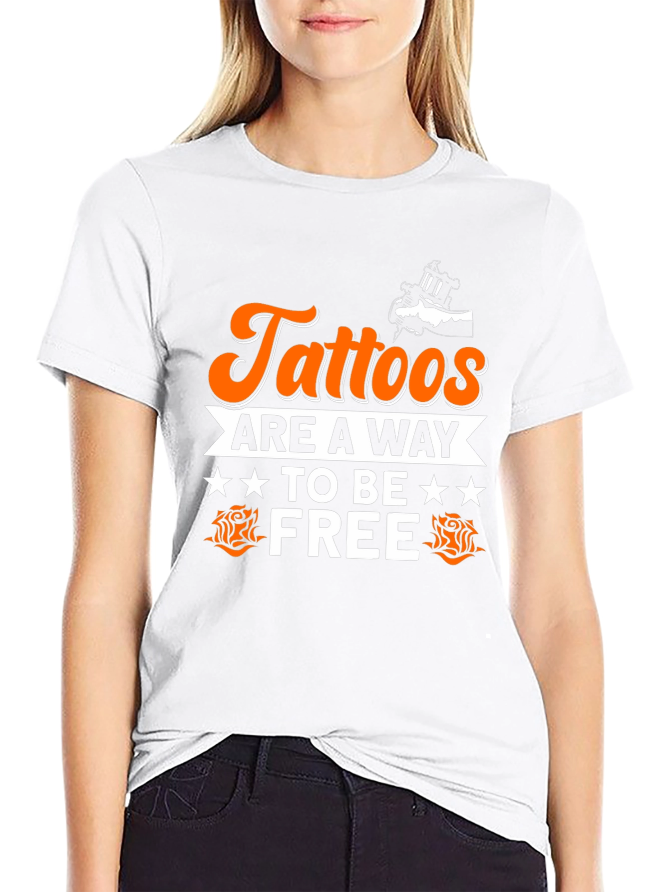 Tattoos Are A Way To Be Free Graphic T-Shirt