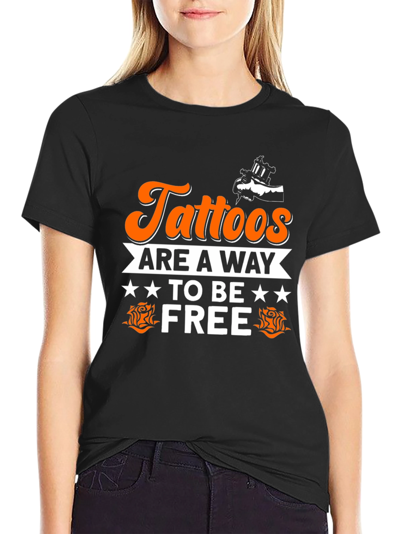 Tattoos Are A Way To Be Free Graphic T-Shirt
