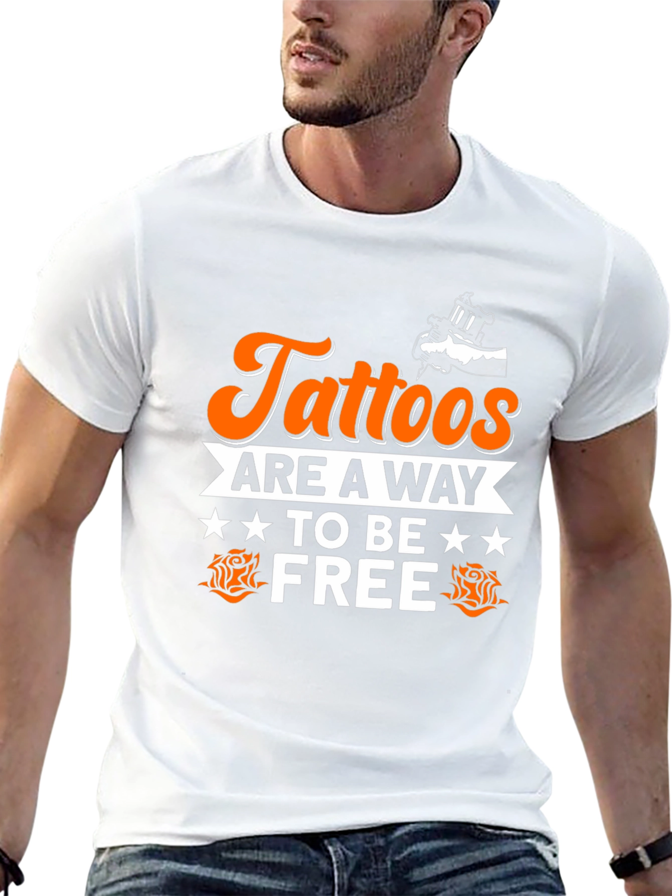 Tattoos Are A Way To Be Free Graphic T-Shirt