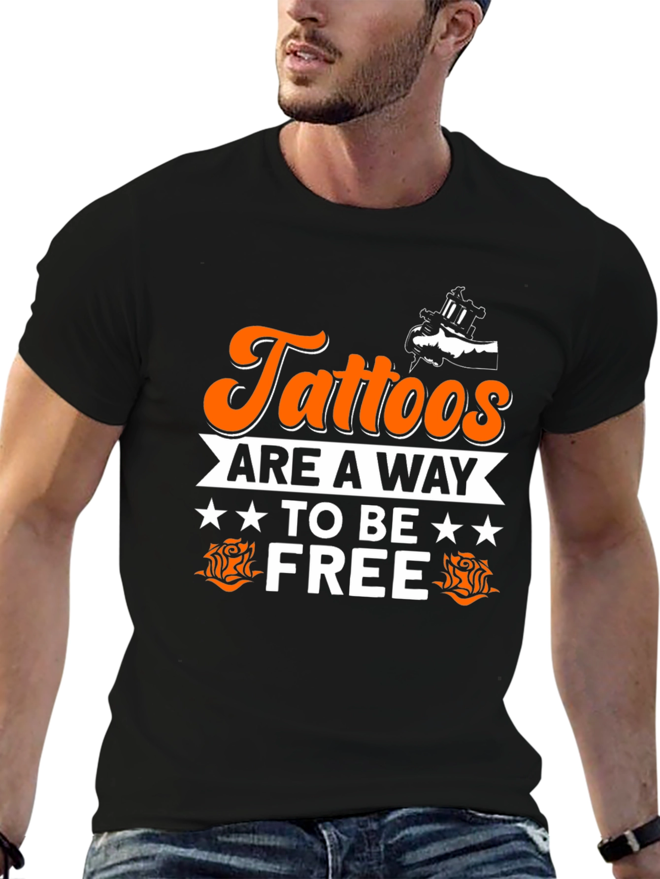 Tattoos Are A Way To Be Free Graphic T-Shirt