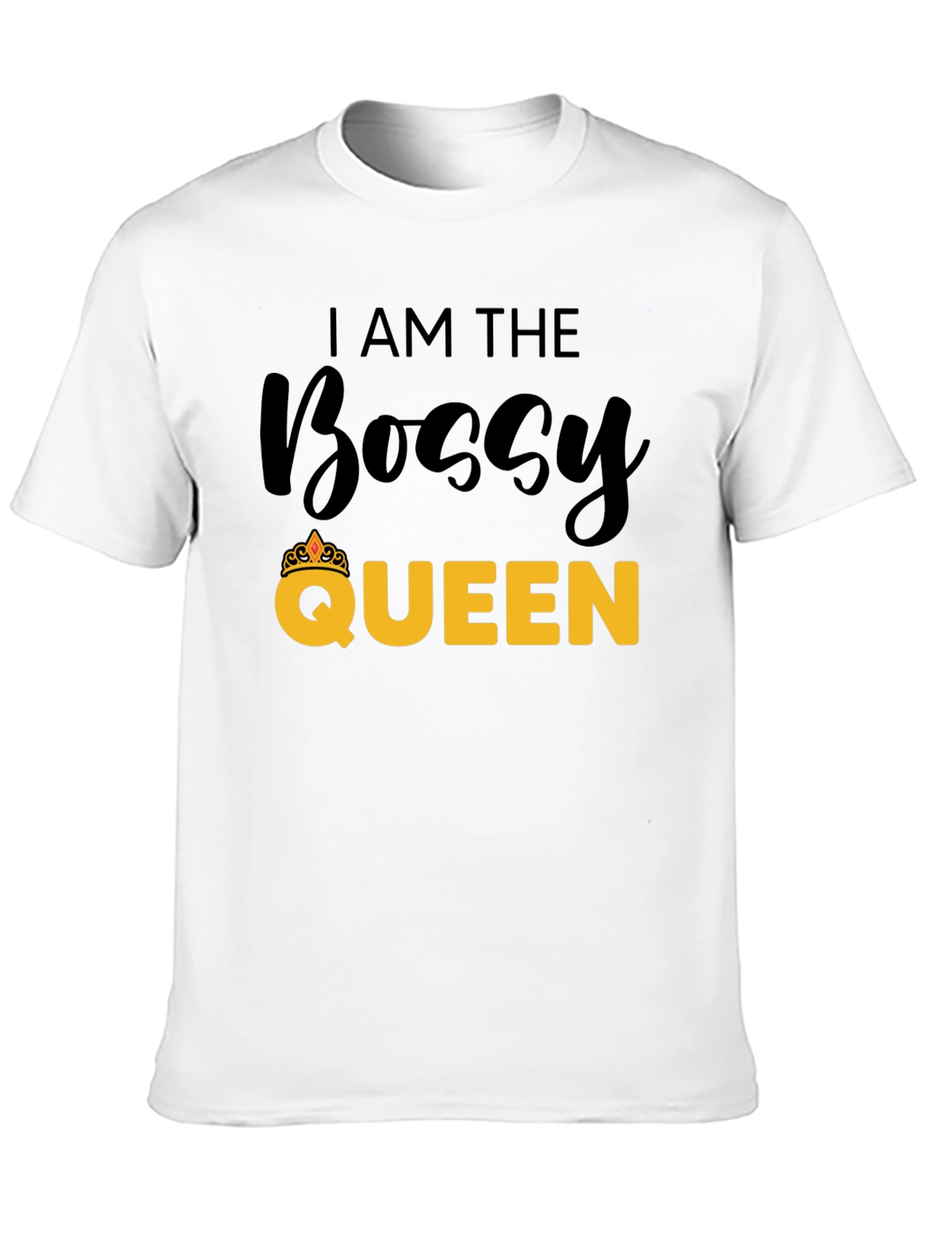 Bossy Queen Black Graphic Tee