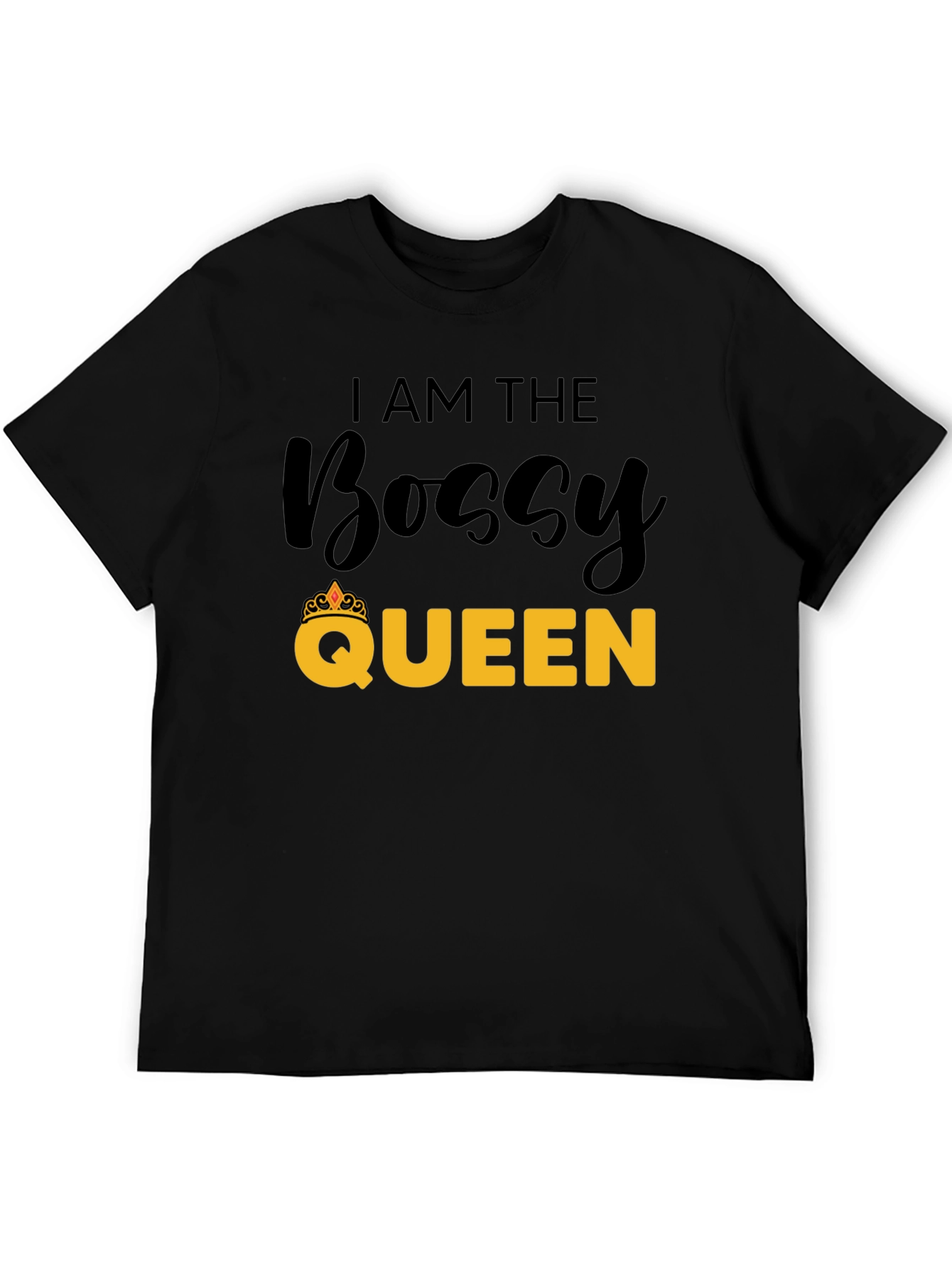 Bossy Queen Black Graphic Tee