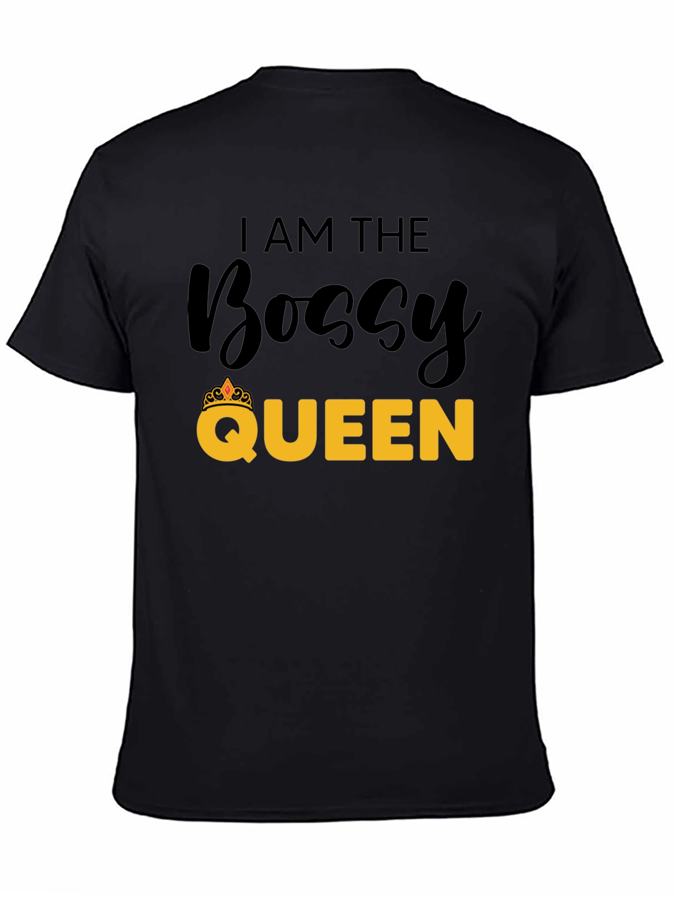 Bossy Queen Black Graphic Tee