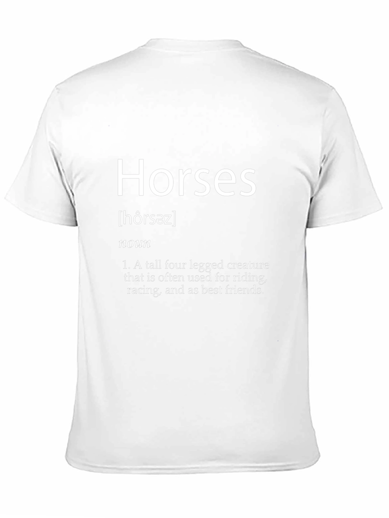 Horses Definition Graphic T-Shirt