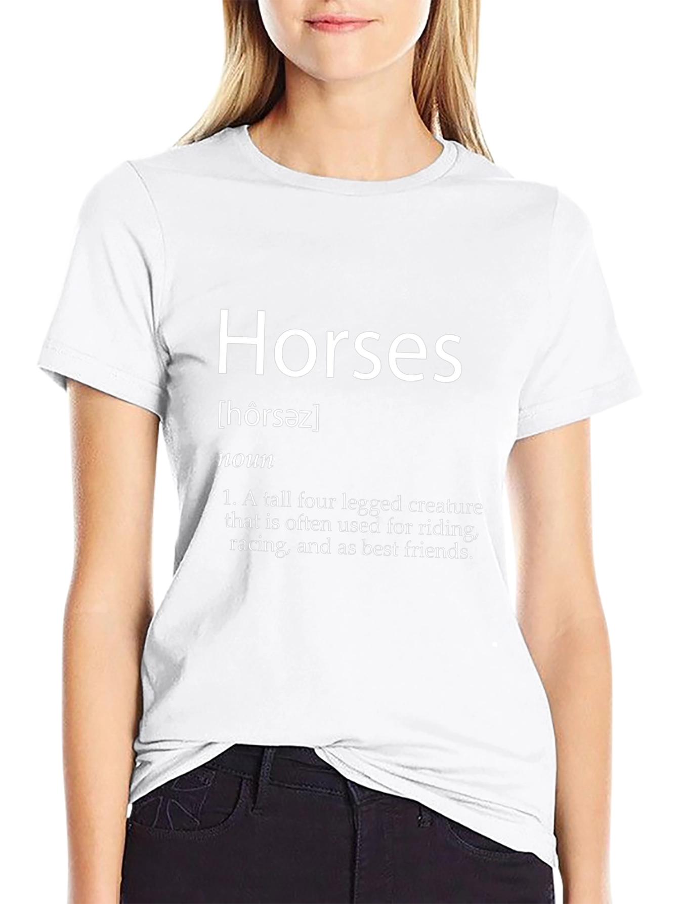 Horses Definition Graphic T-Shirt