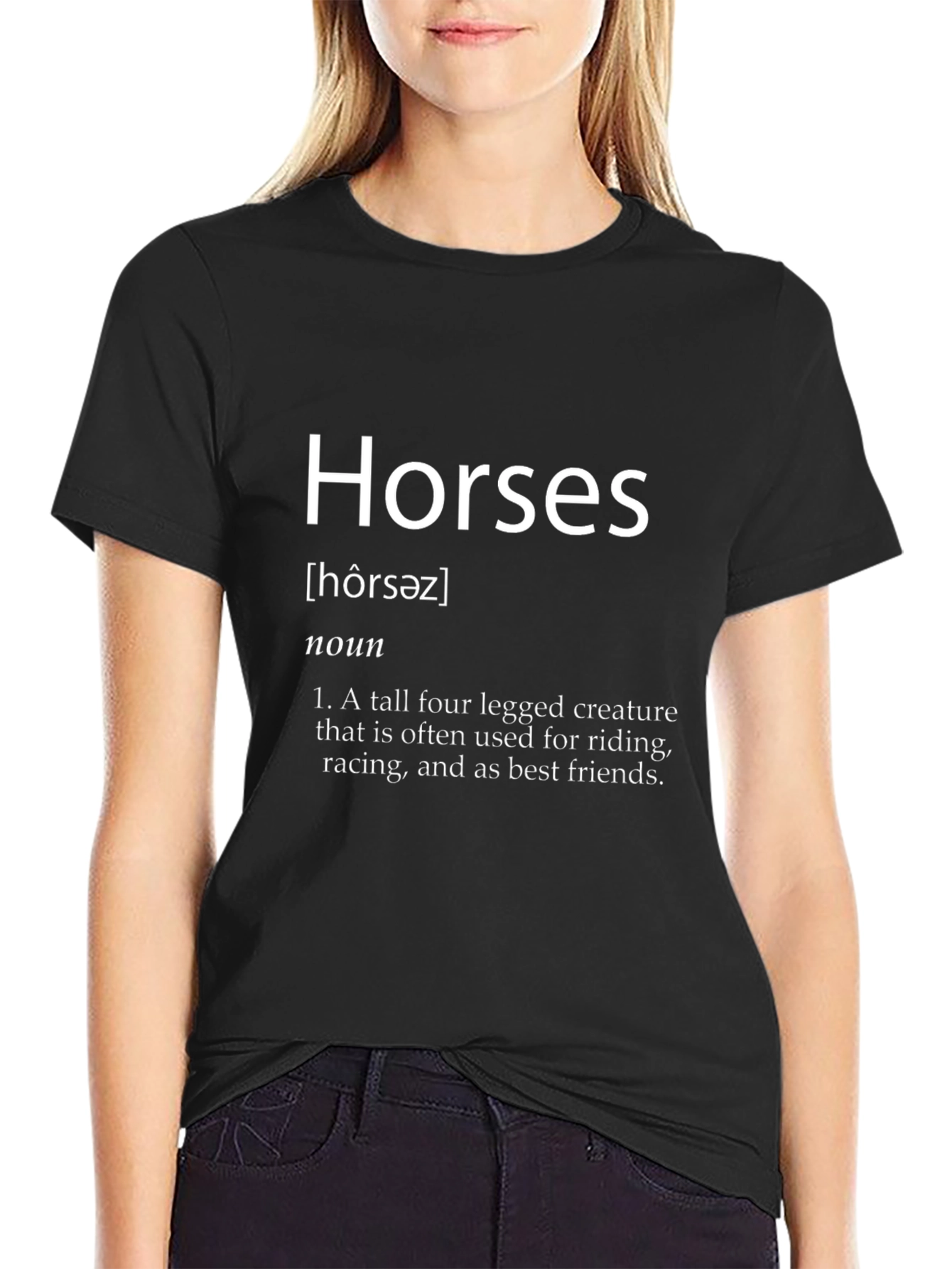 Horses Definition Graphic T-Shirt