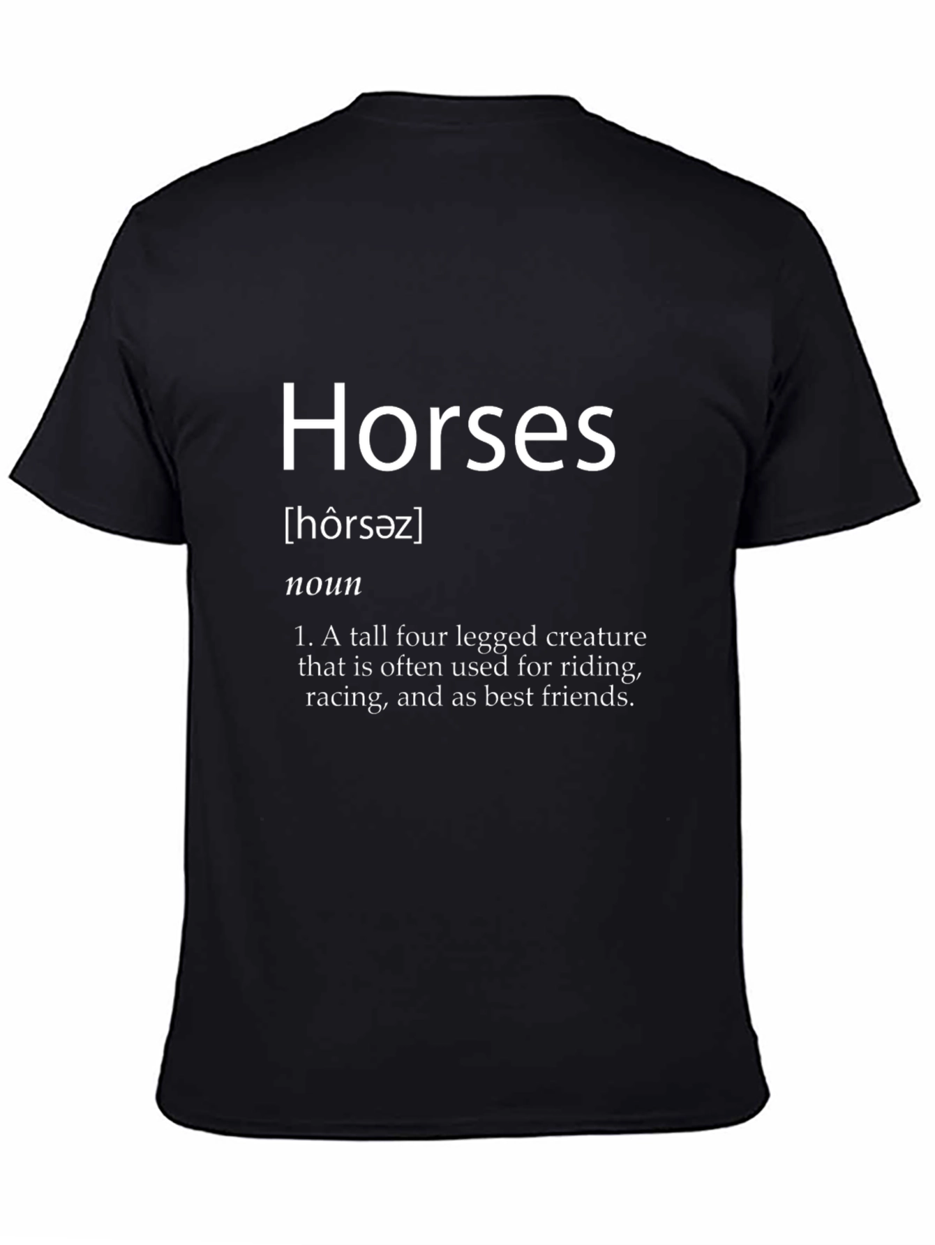 Horses Definition Graphic T-Shirt