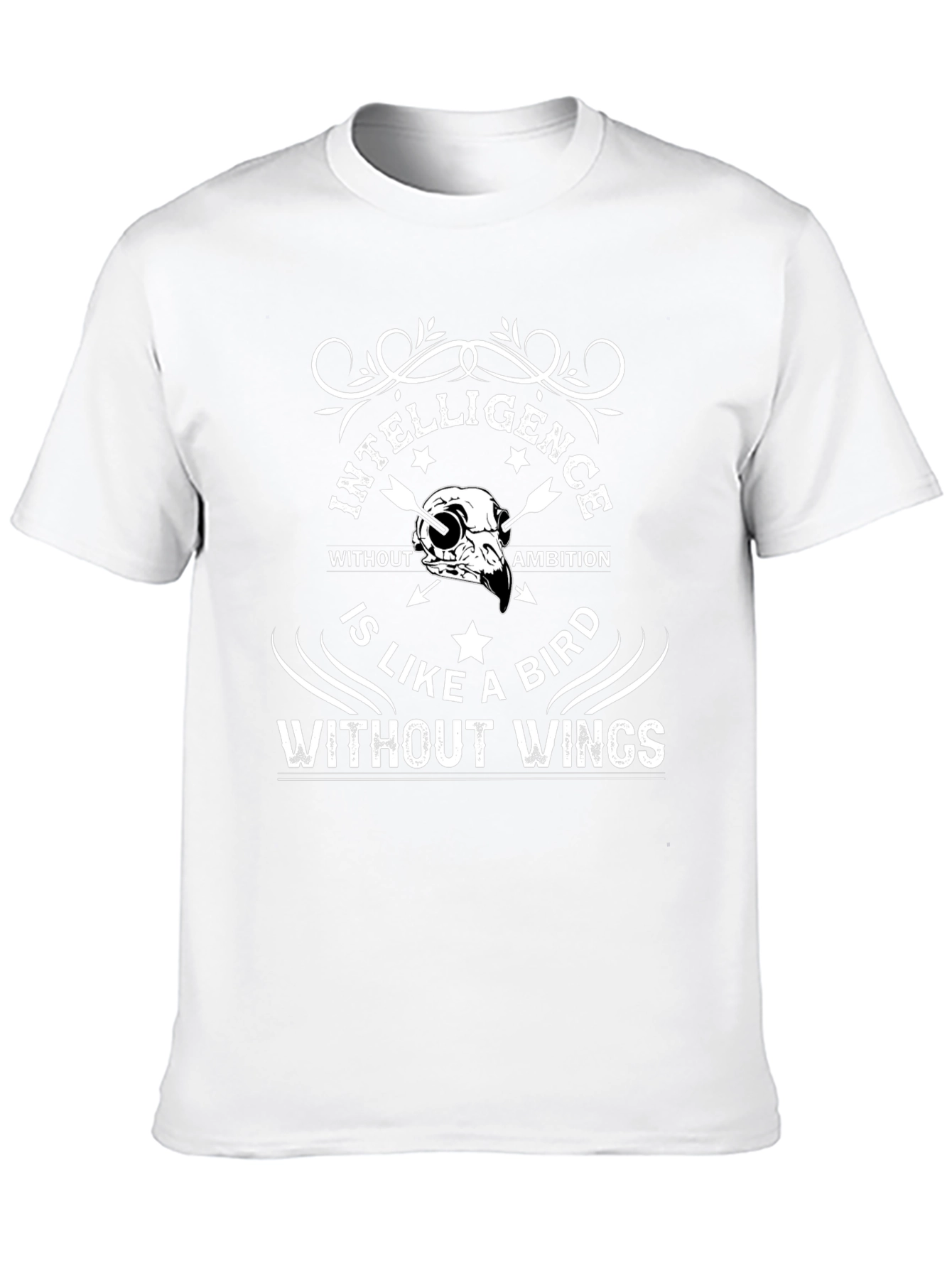 Intelligence Bird Graphic Tee - Premium Comfort