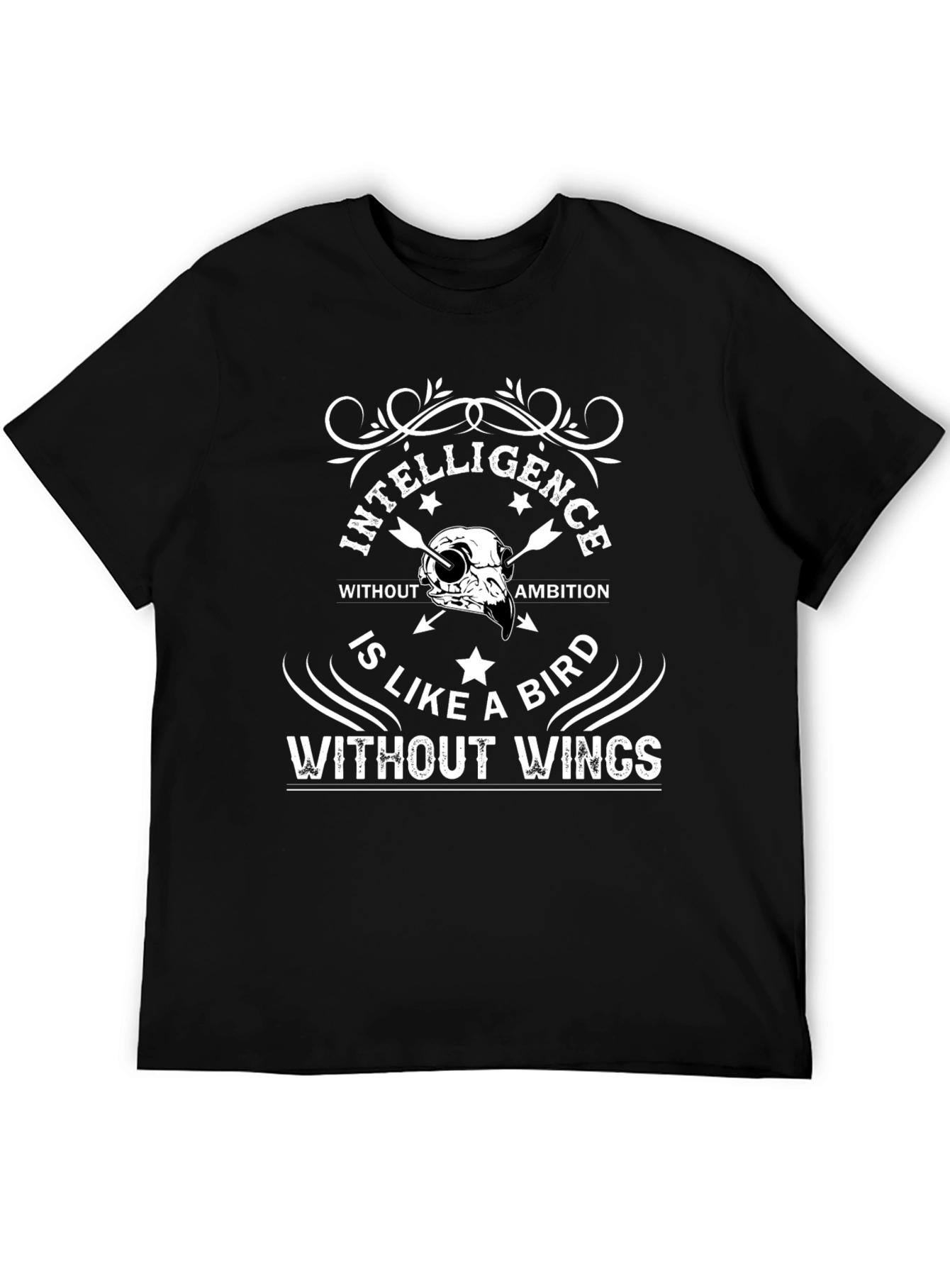 Intelligence Bird Graphic Tee - Premium Comfort