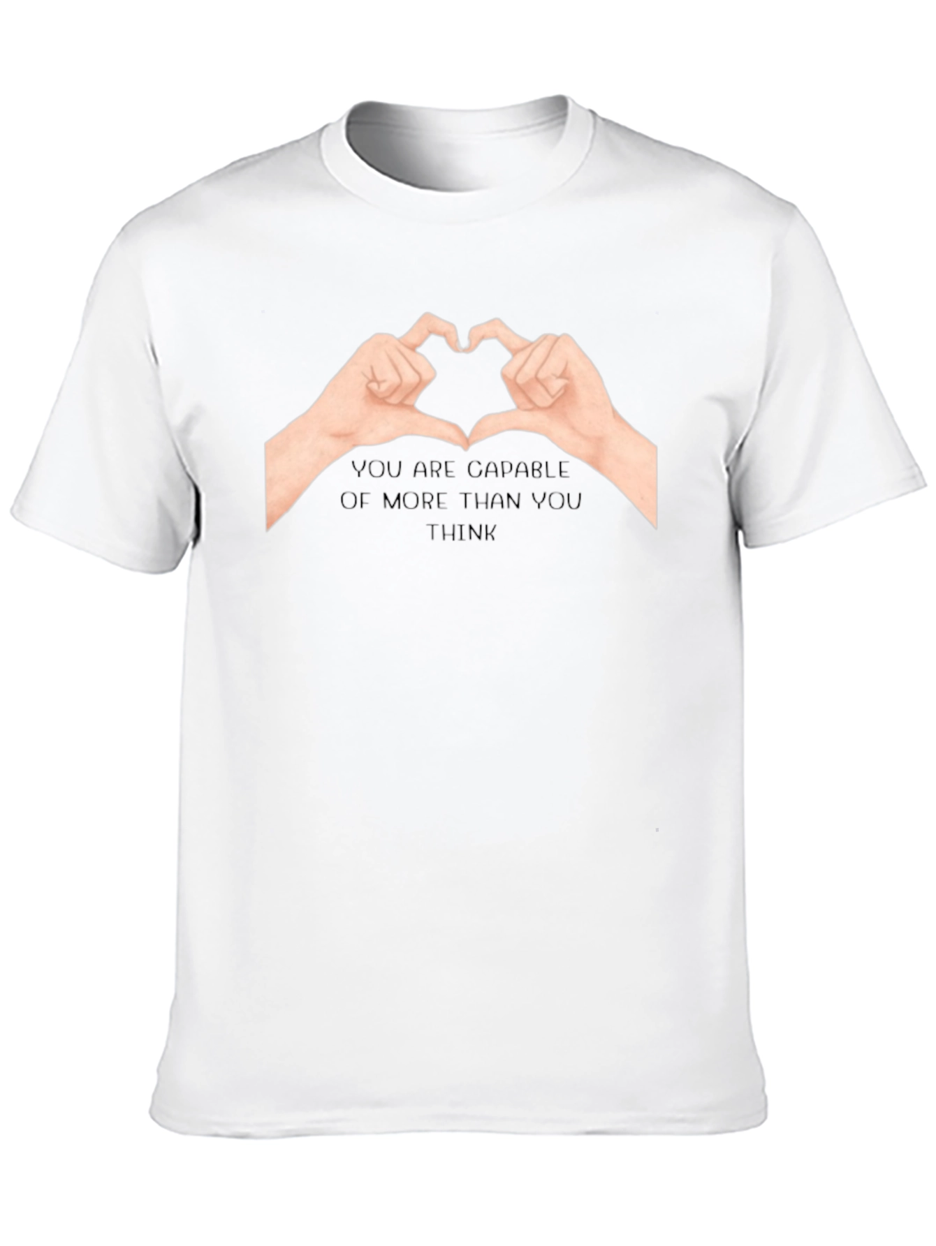 Heart Hands Graphic Tee - You Are Greater