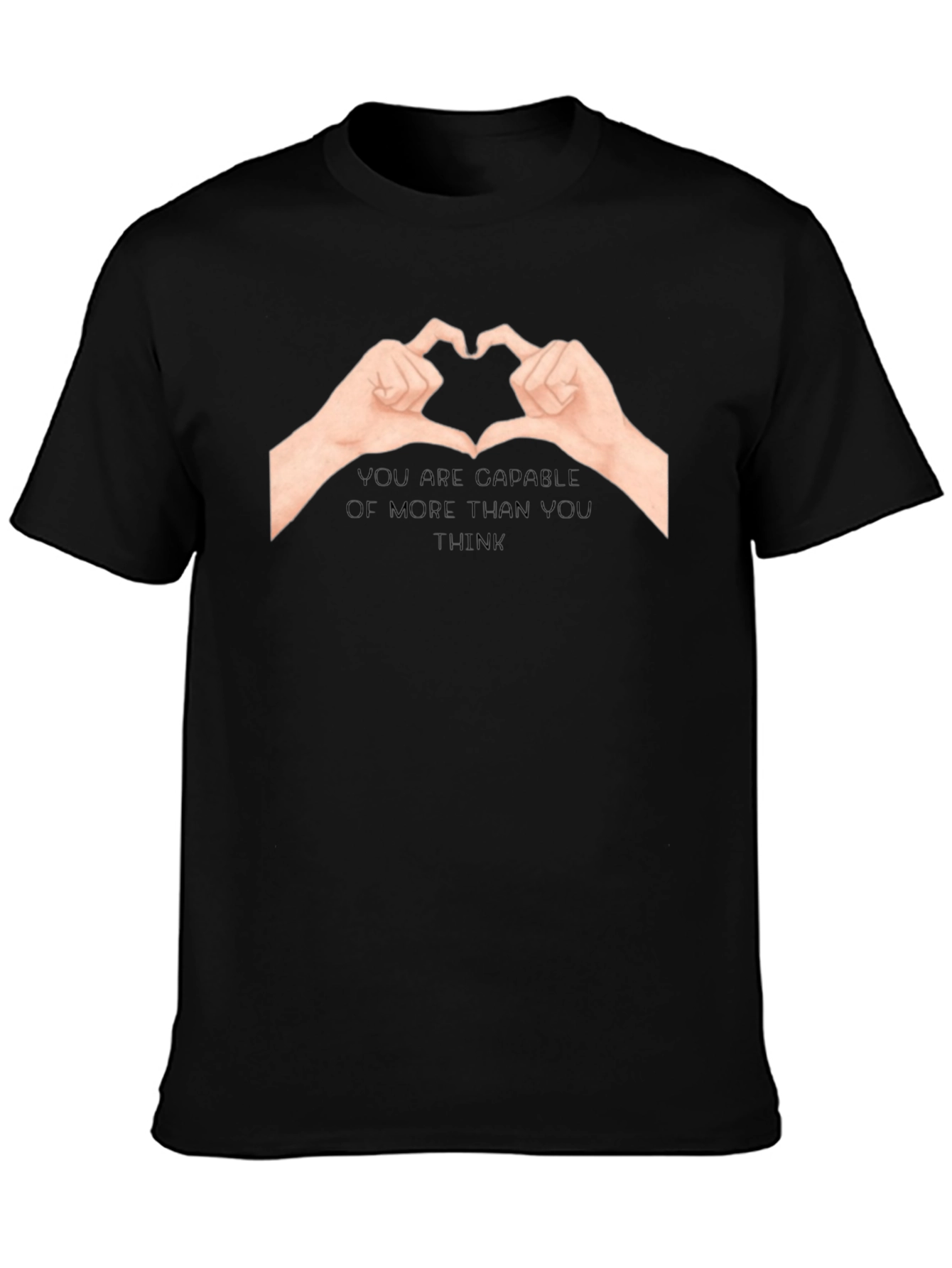 Heart Hands Graphic Tee - You Are Greater