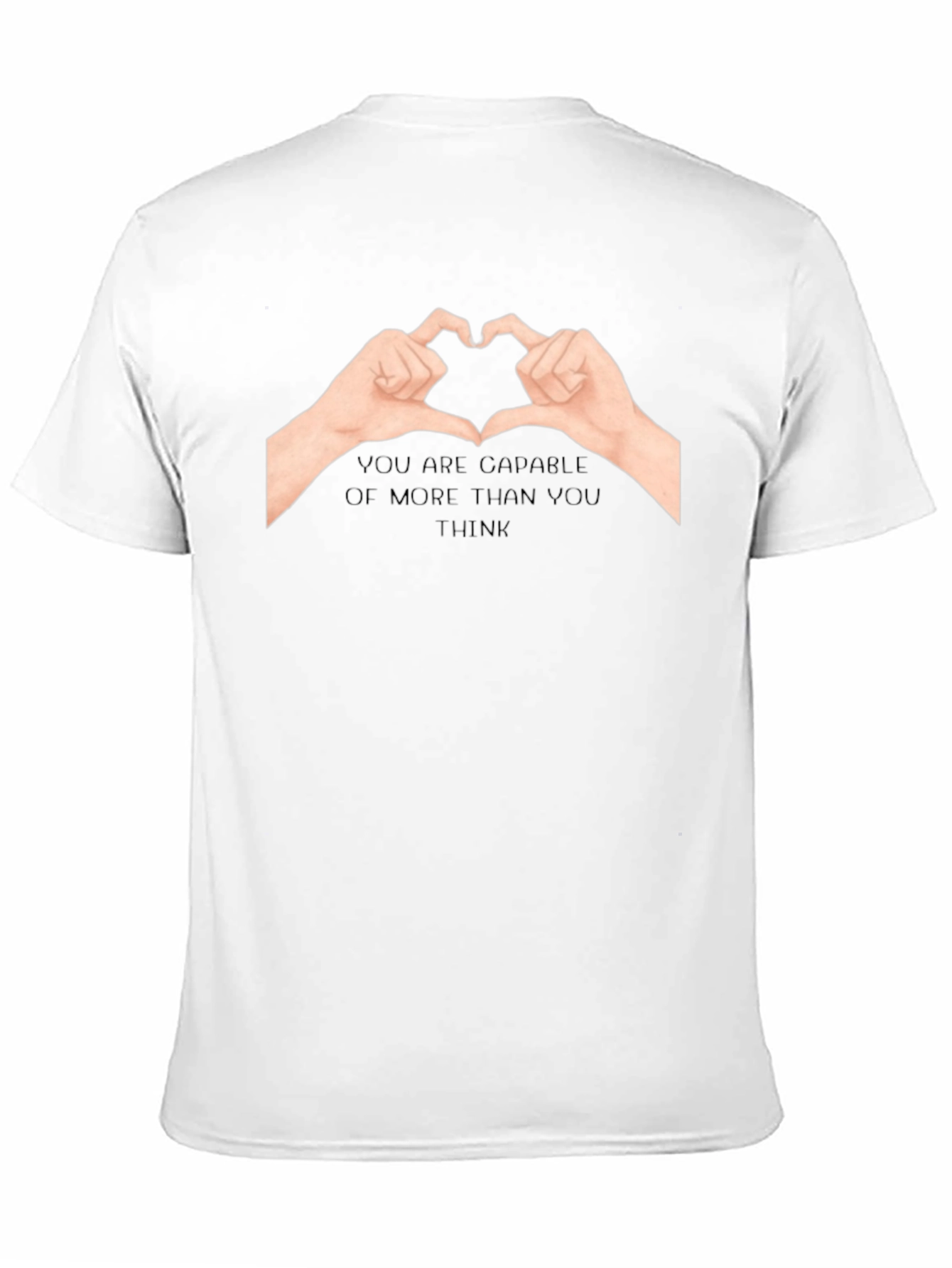 Heart Hands Graphic Tee - You Are Greater