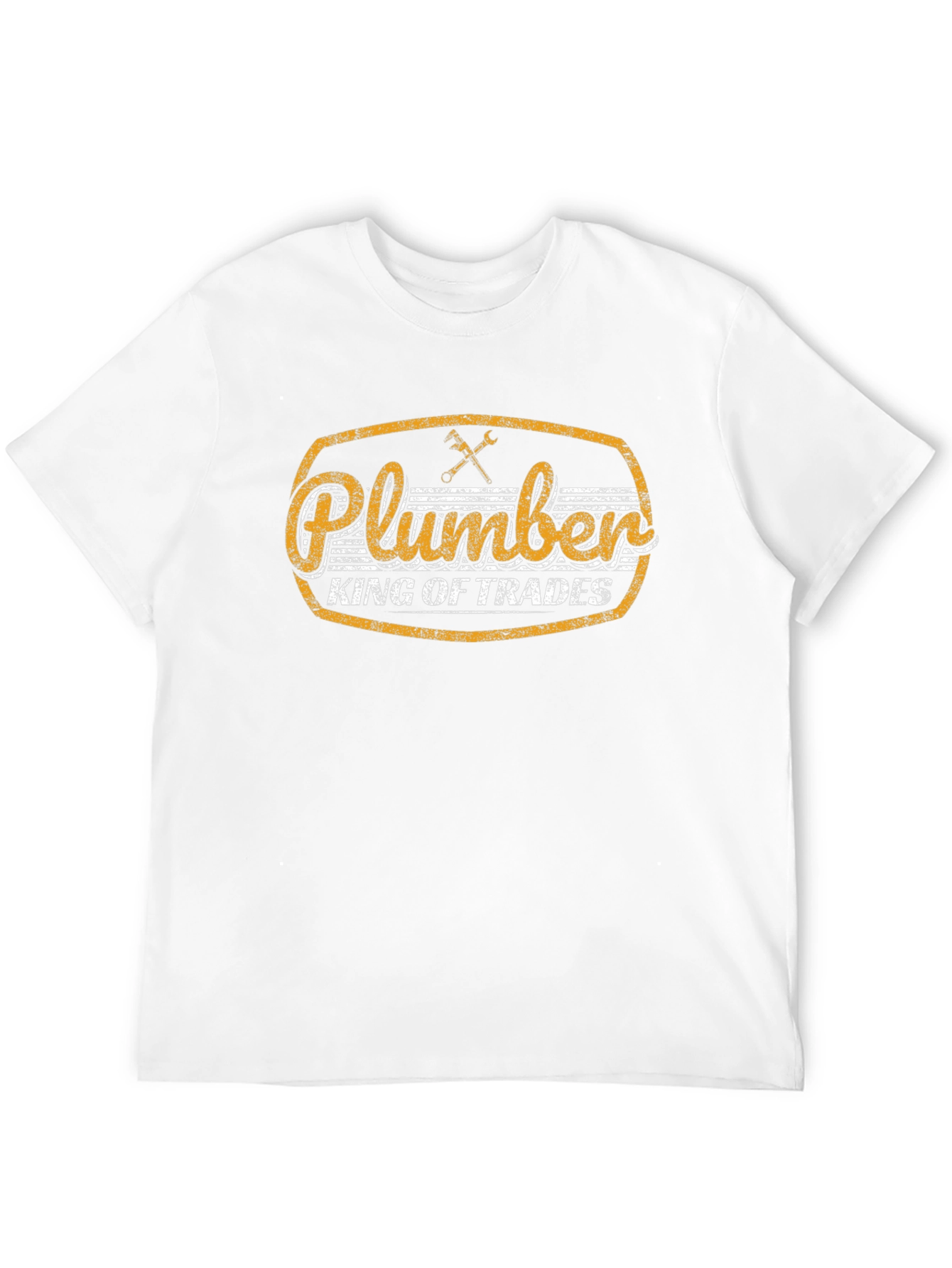 Plumber King of Trades Black T-Shirt