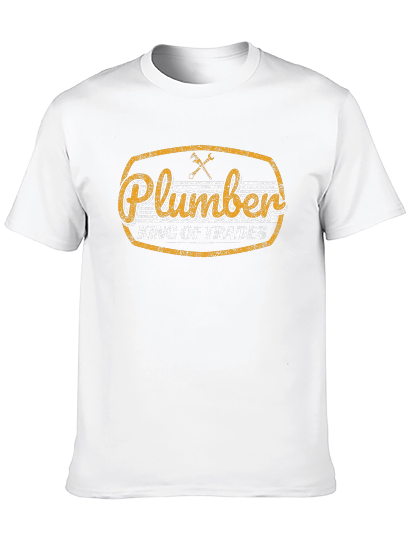 Plumber King of Trades Black T-Shirt