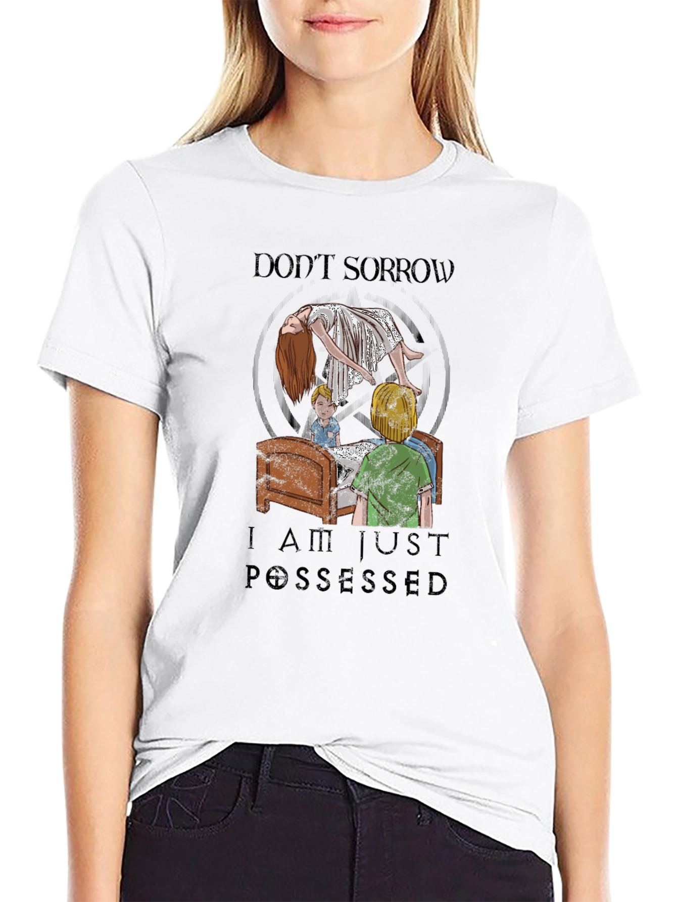 Dont Sorrow I Am Just Possessed Black T-Shirt
