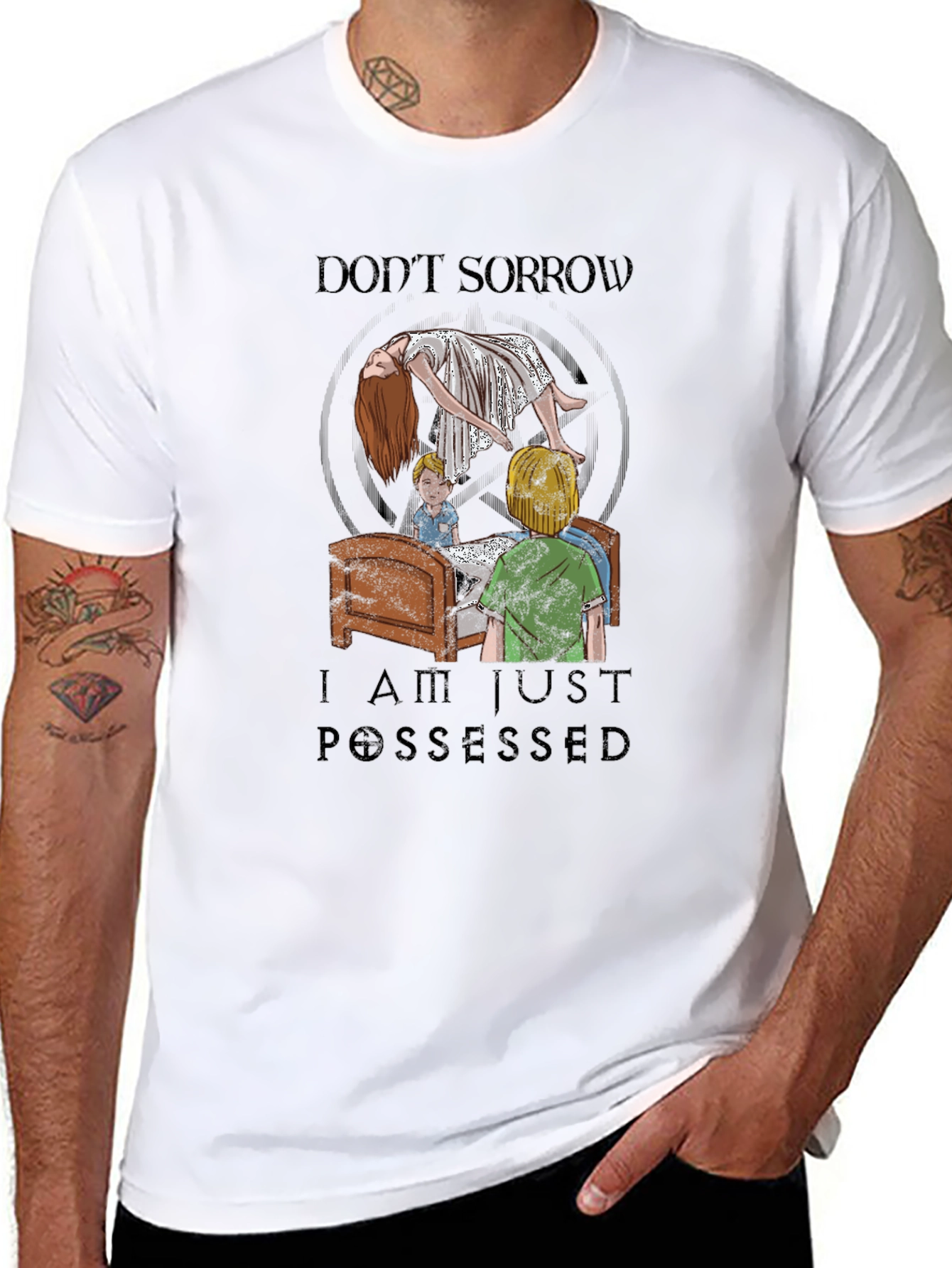 Dont Sorrow I Am Just Possessed Black T-Shirt