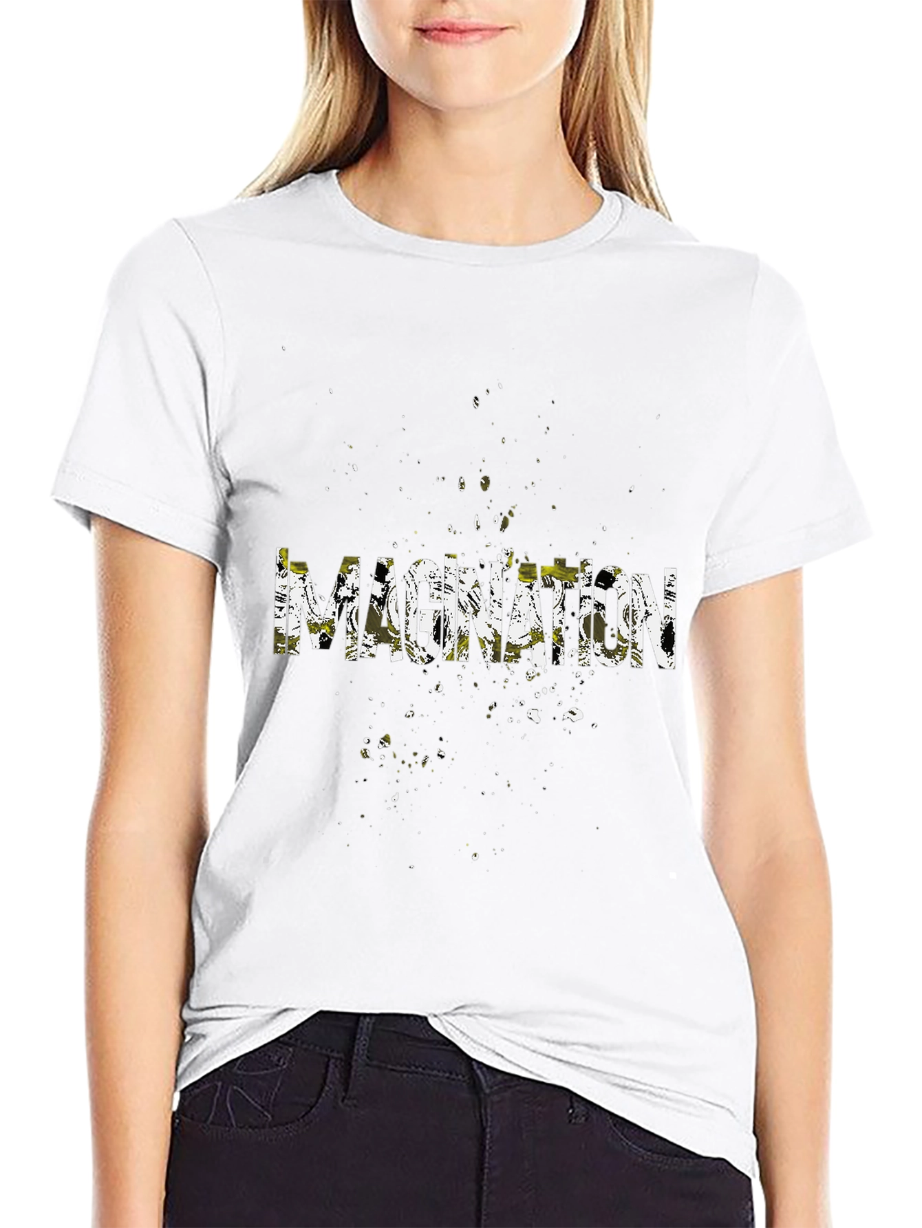 Imagination Graphic Tee - Mens Black T-Shirt