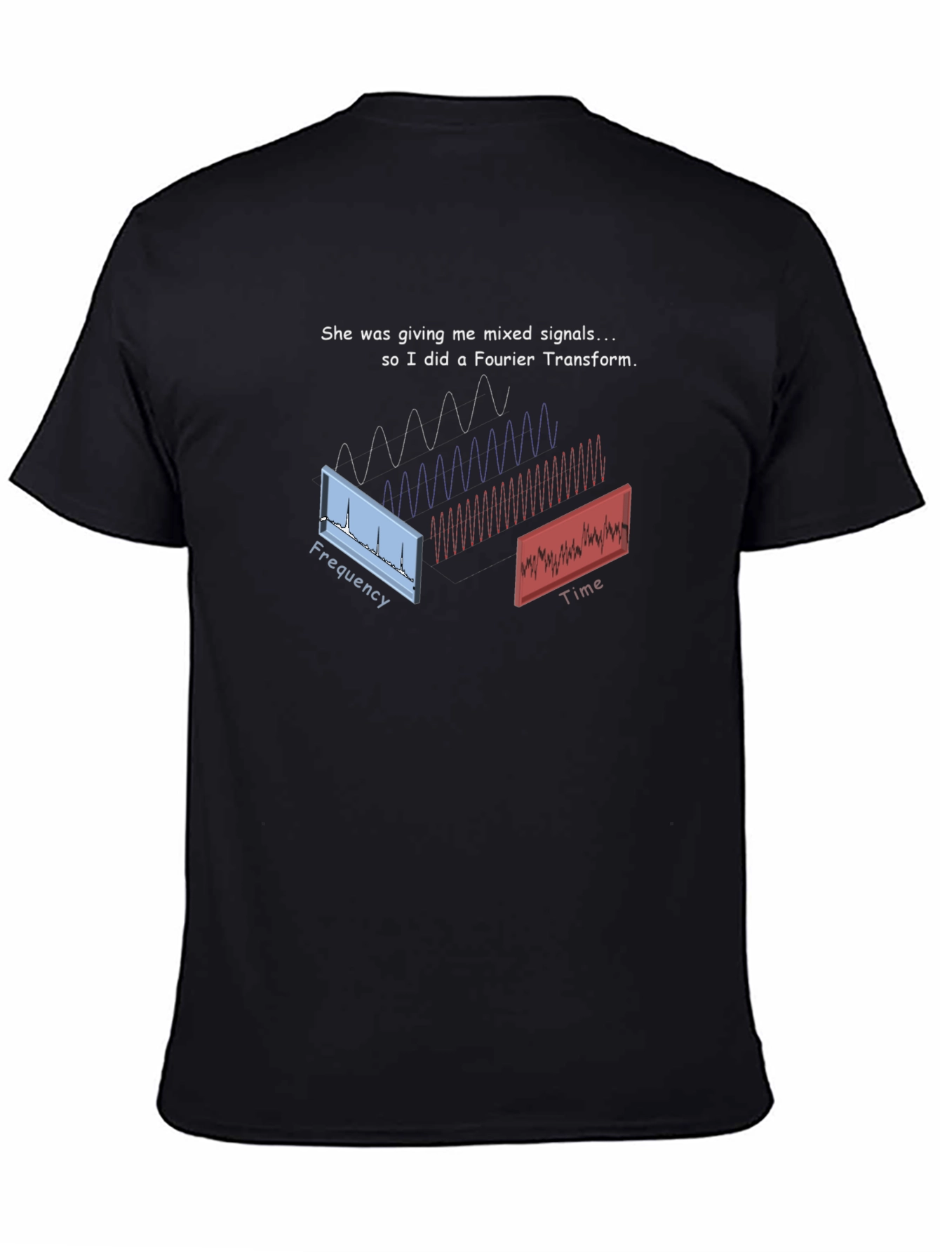 Fourier Transform T-Shirt - Mixed Signals Science Tee