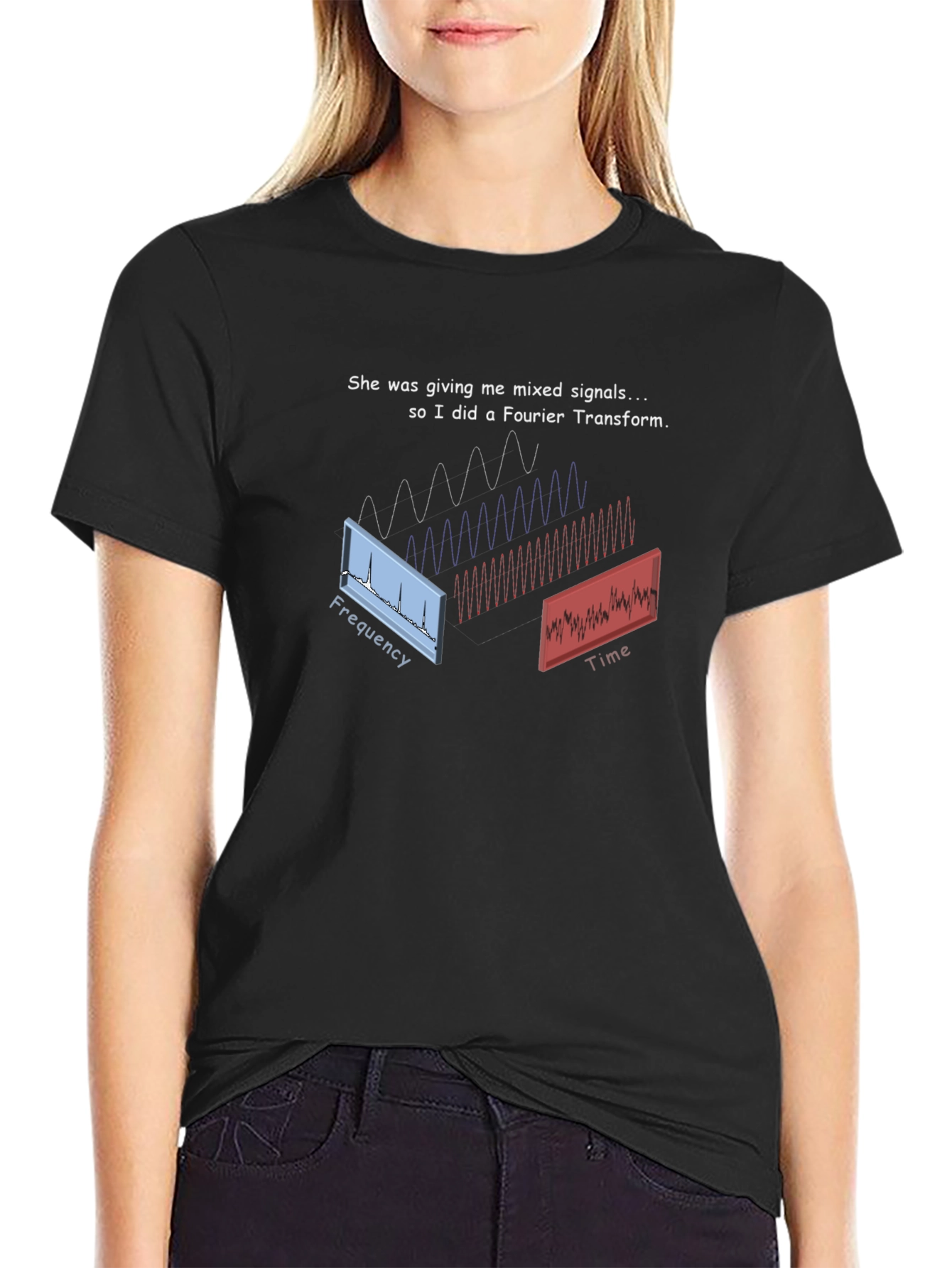 Fourier Transform T-Shirt - Mixed Signals Science Tee