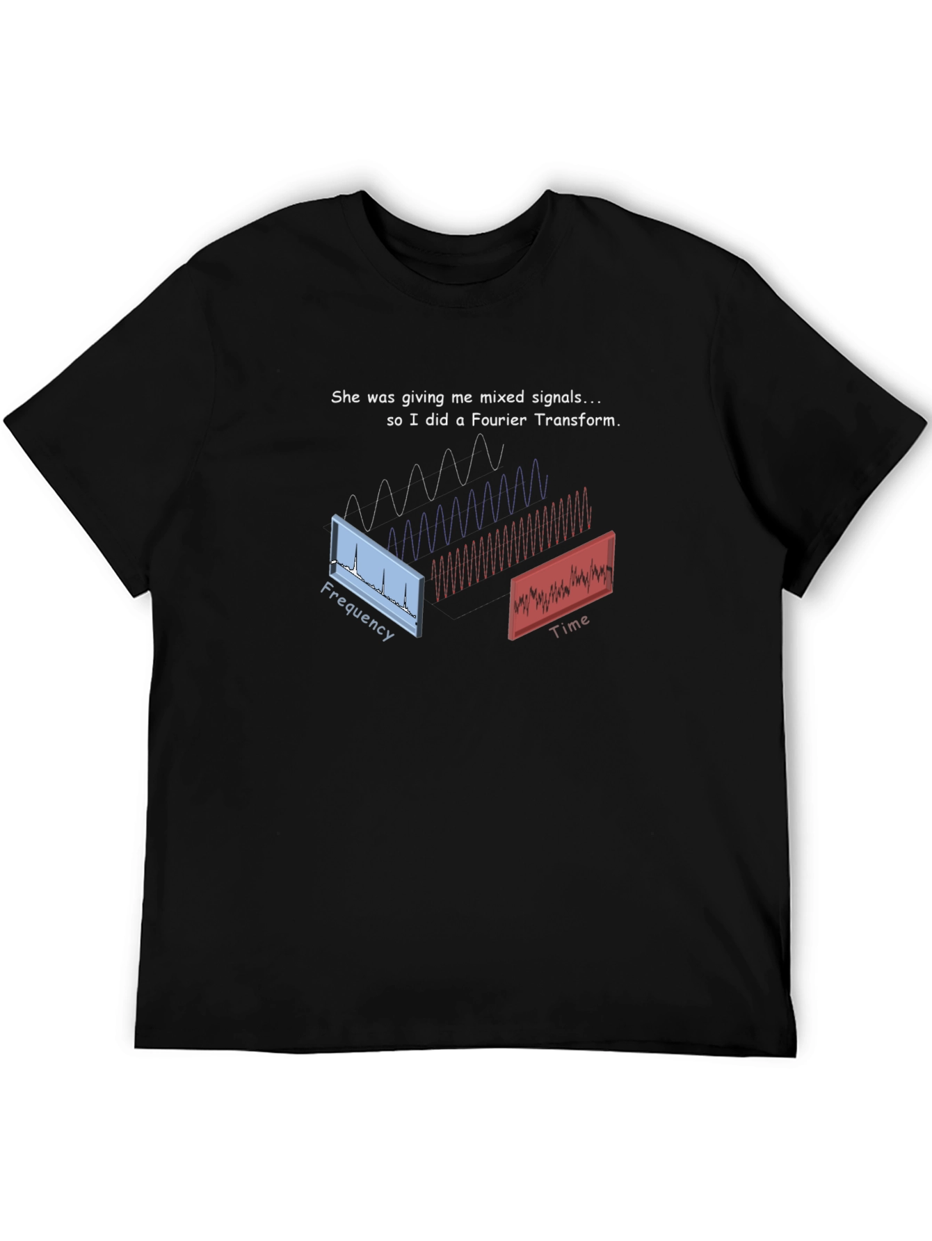Fourier Transform T-Shirt - Mixed Signals Science Tee