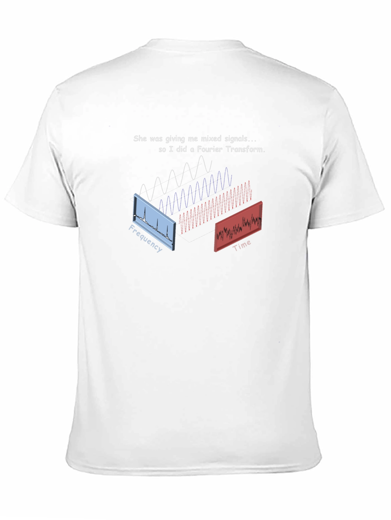 Fourier Transform T-Shirt - Mixed Signals Science Tee