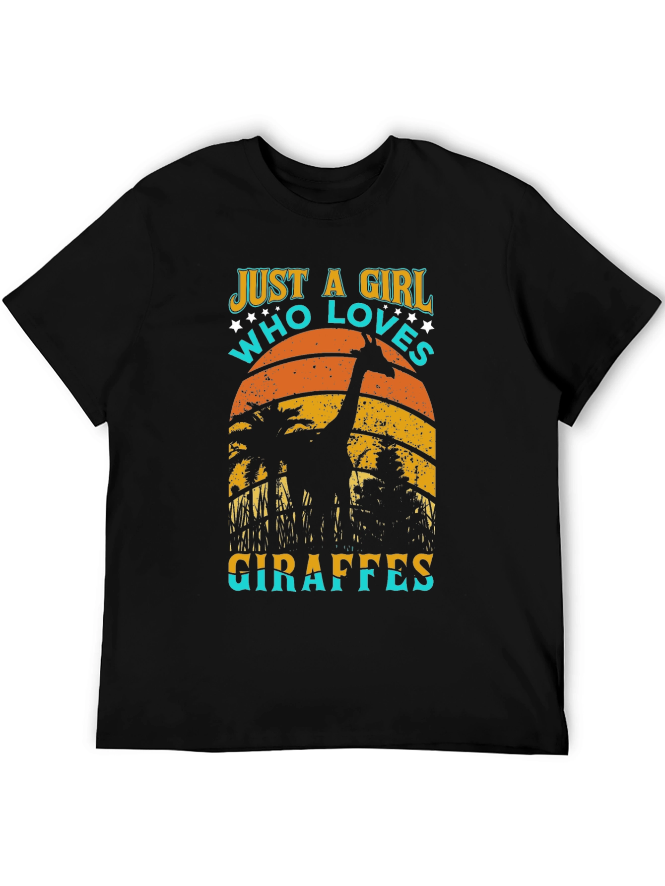 Girl Who Loves Giraffes T-Shirt