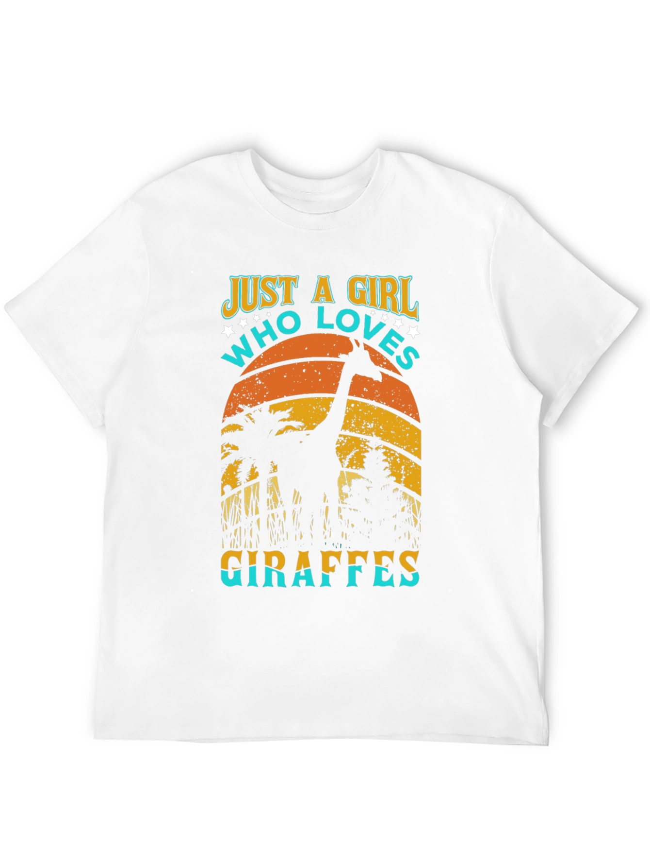 Girl Who Loves Giraffes T-Shirt