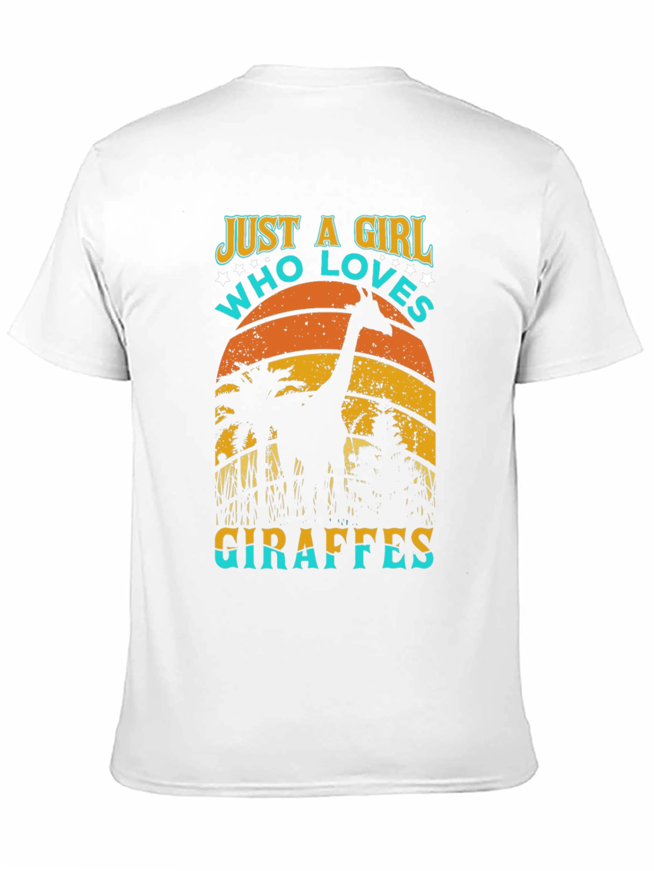 Girl Who Loves Giraffes T-Shirt