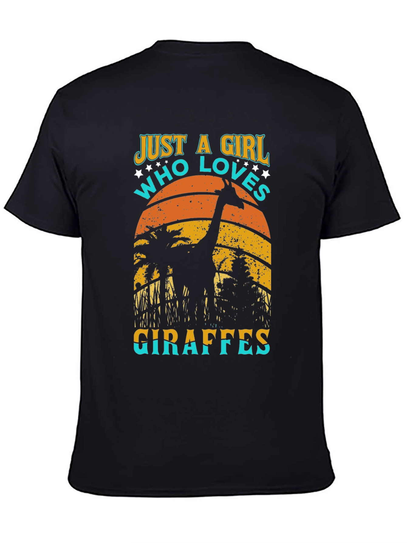 Girl Who Loves Giraffes T-Shirt