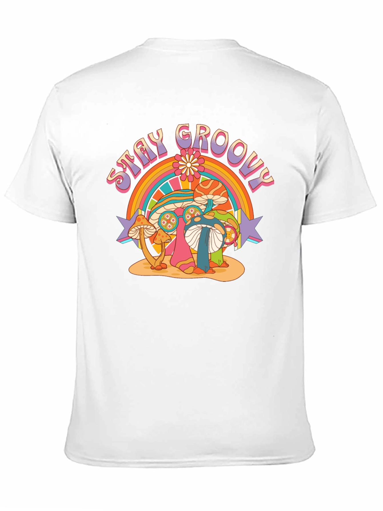 Stay Groovy Mushroom Graphic Tee