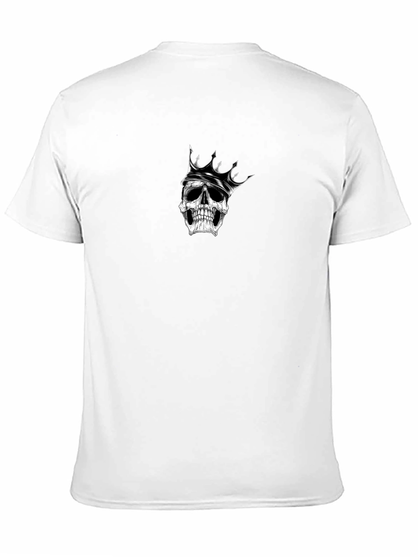 Skull King Graphic Tee - Black Cotton T-Shirt