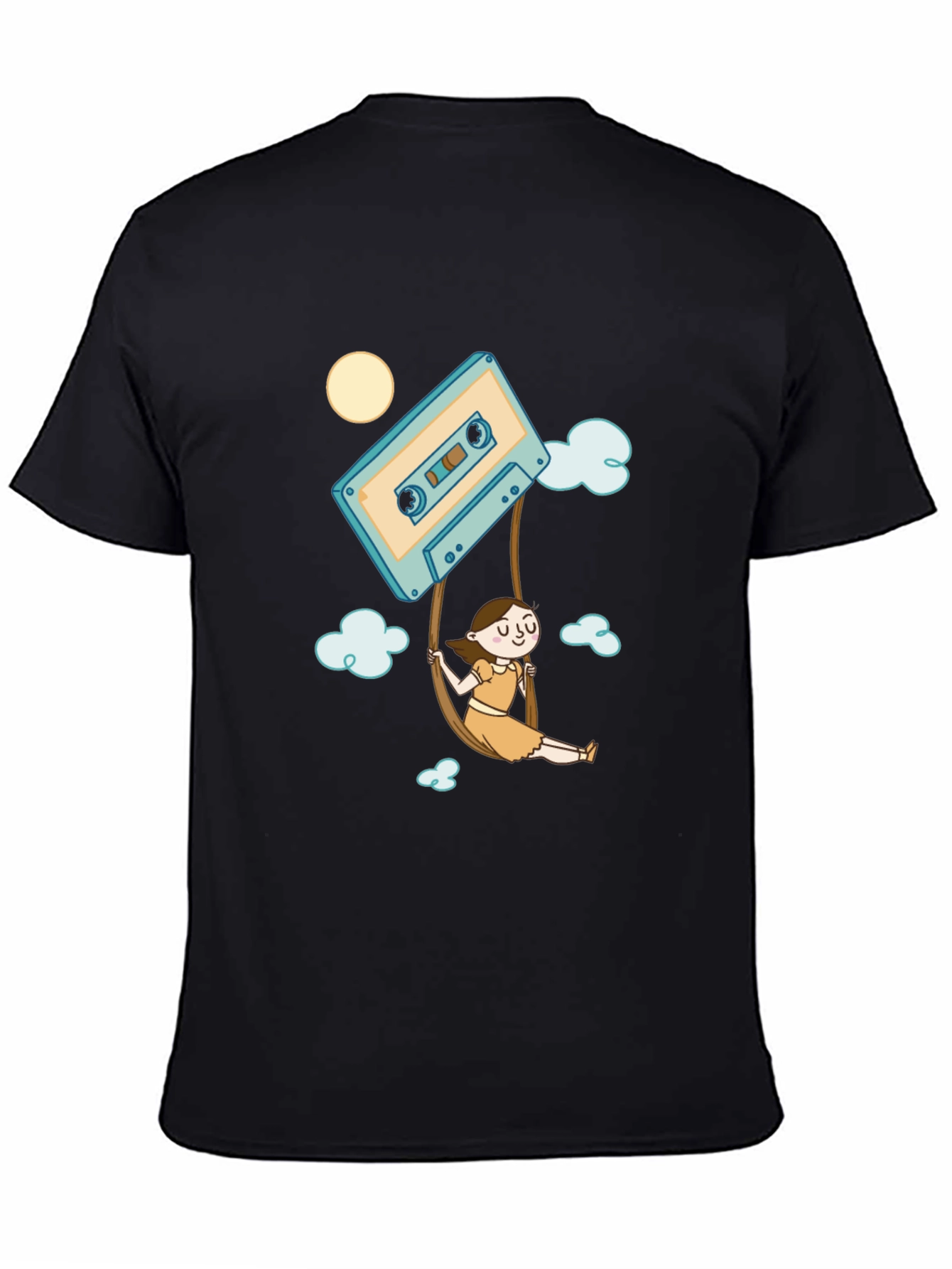 Cassette Tape Swing T-Shirt - Retro Style
