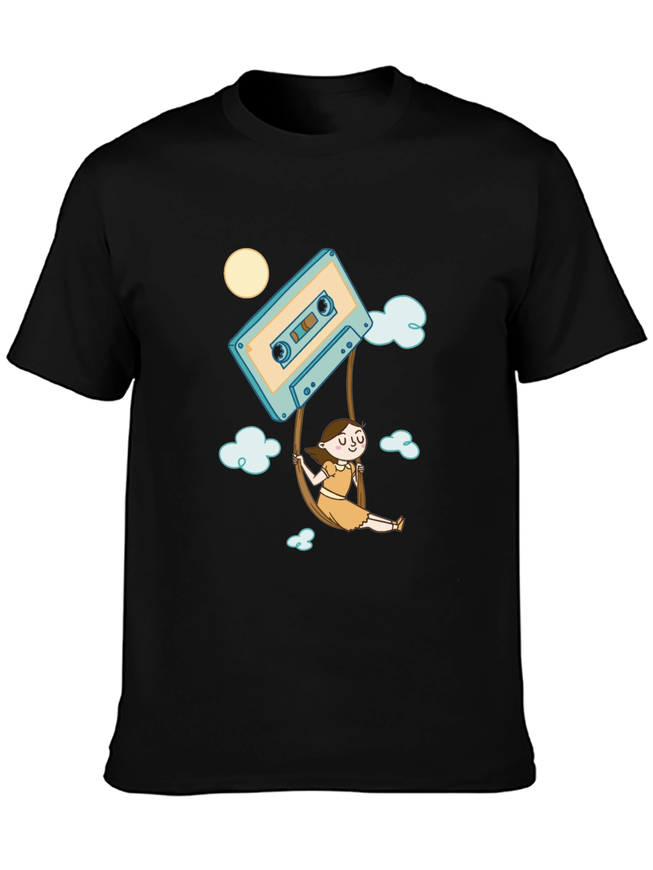 Cassette Tape Swing T-Shirt - Retro Style