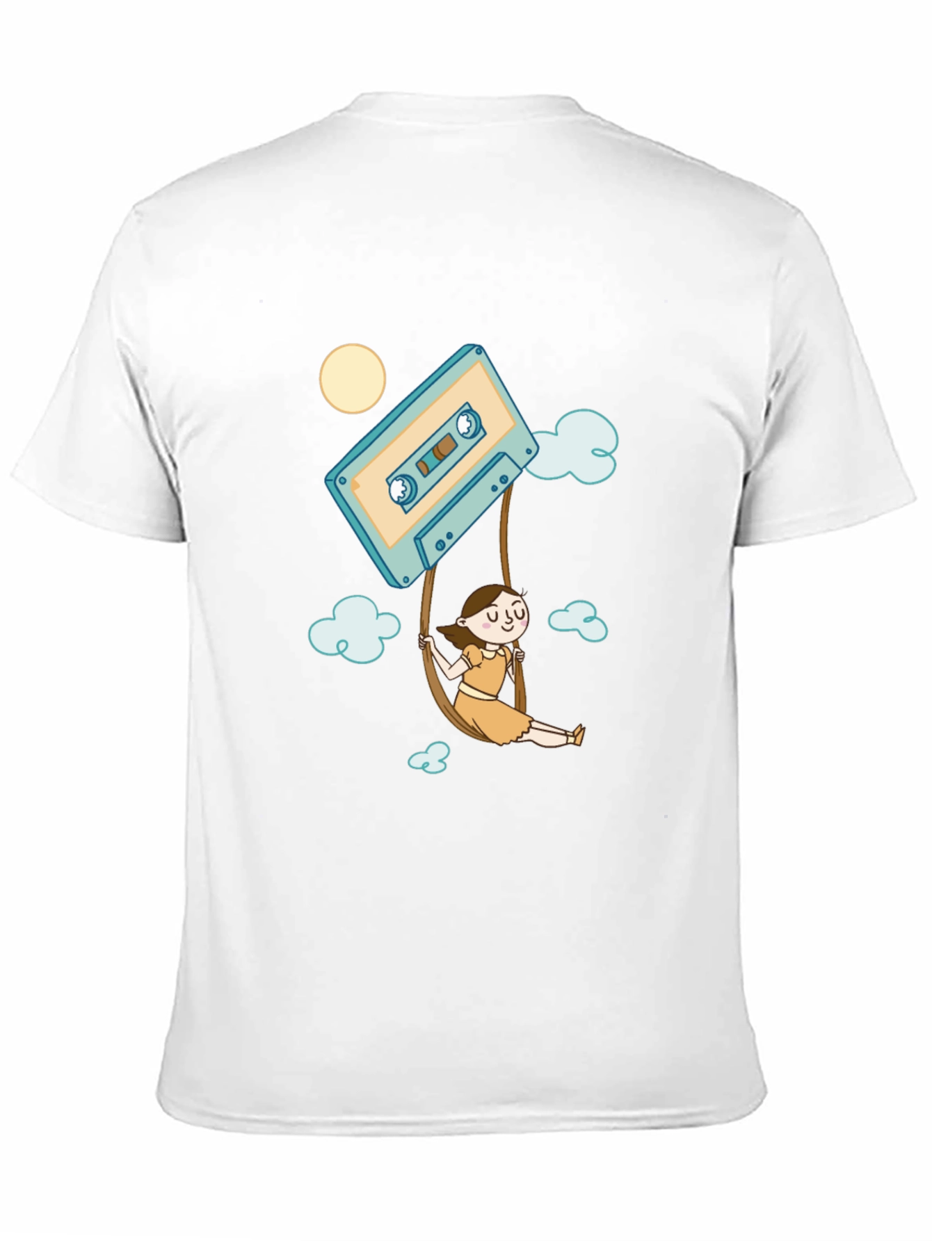 Cassette Tape Swing T-Shirt - Retro Style