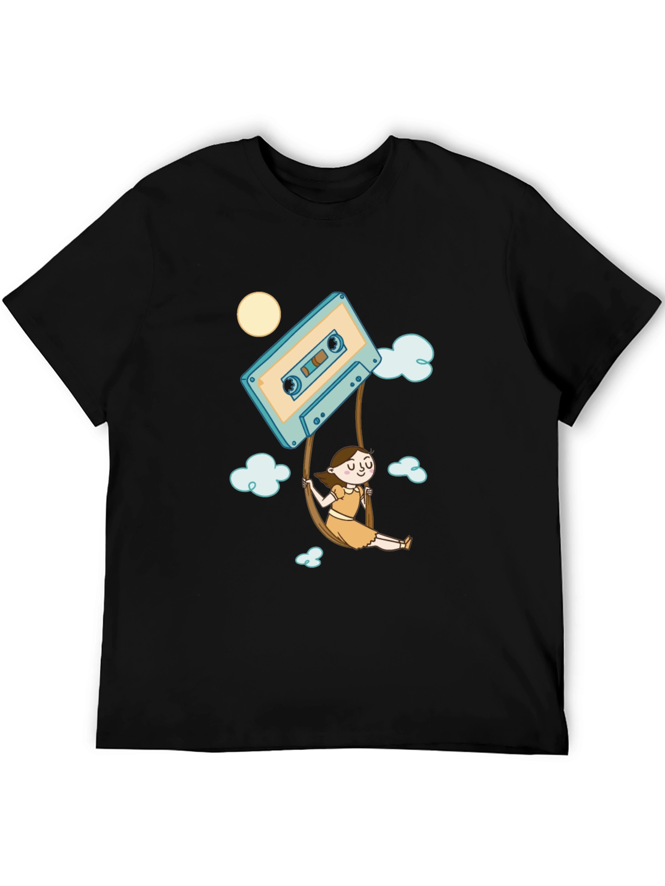 Cassette Tape Swing T-Shirt - Retro Style