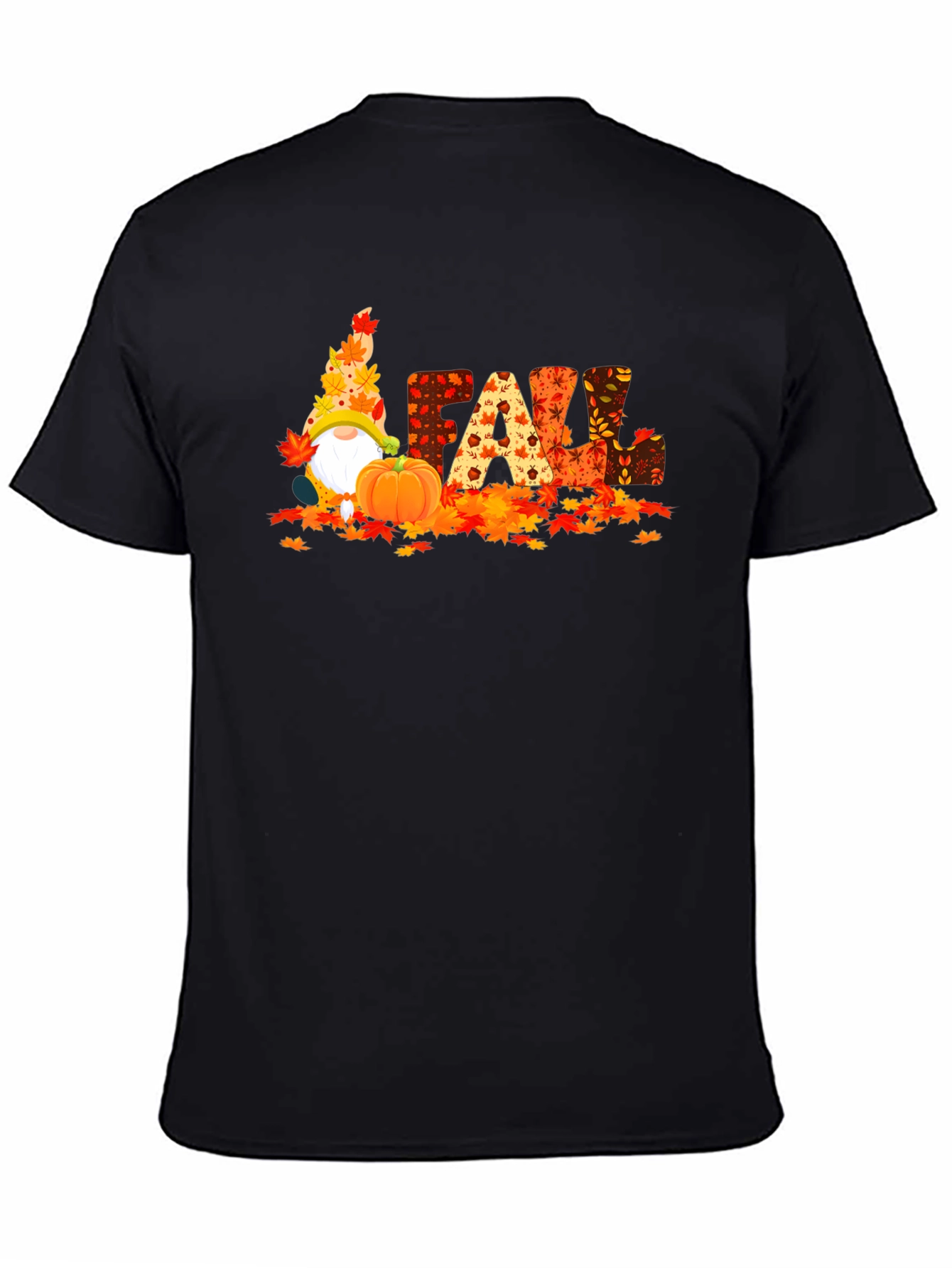 Fall Gnomes Graphic Tee - Autumn Harvest Shirt