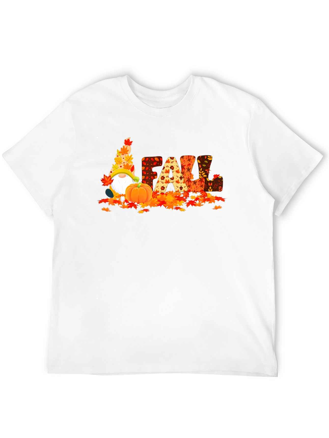 Fall Gnomes Graphic Tee - Autumn Harvest Shirt