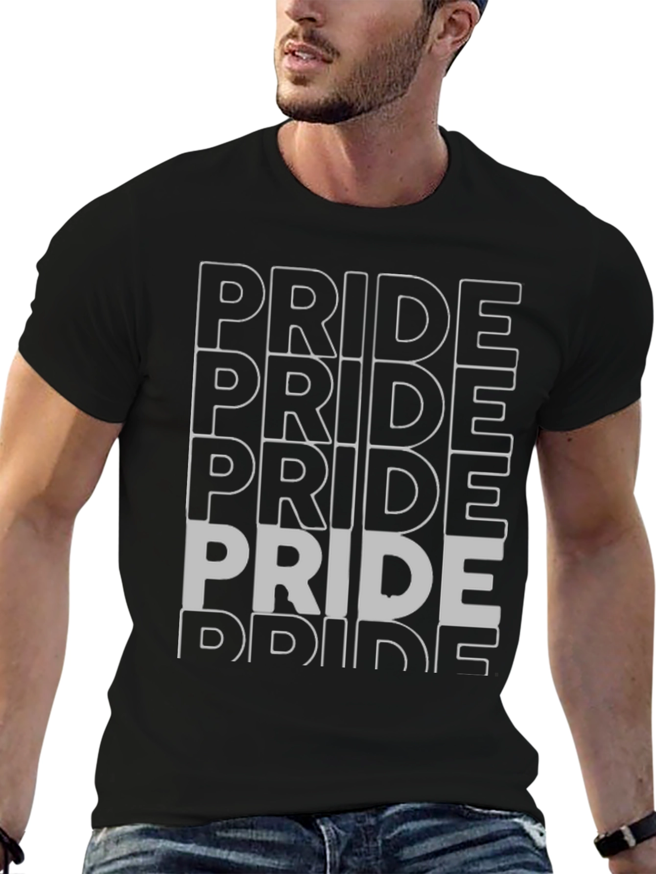 Pride Graphic Tee - Black