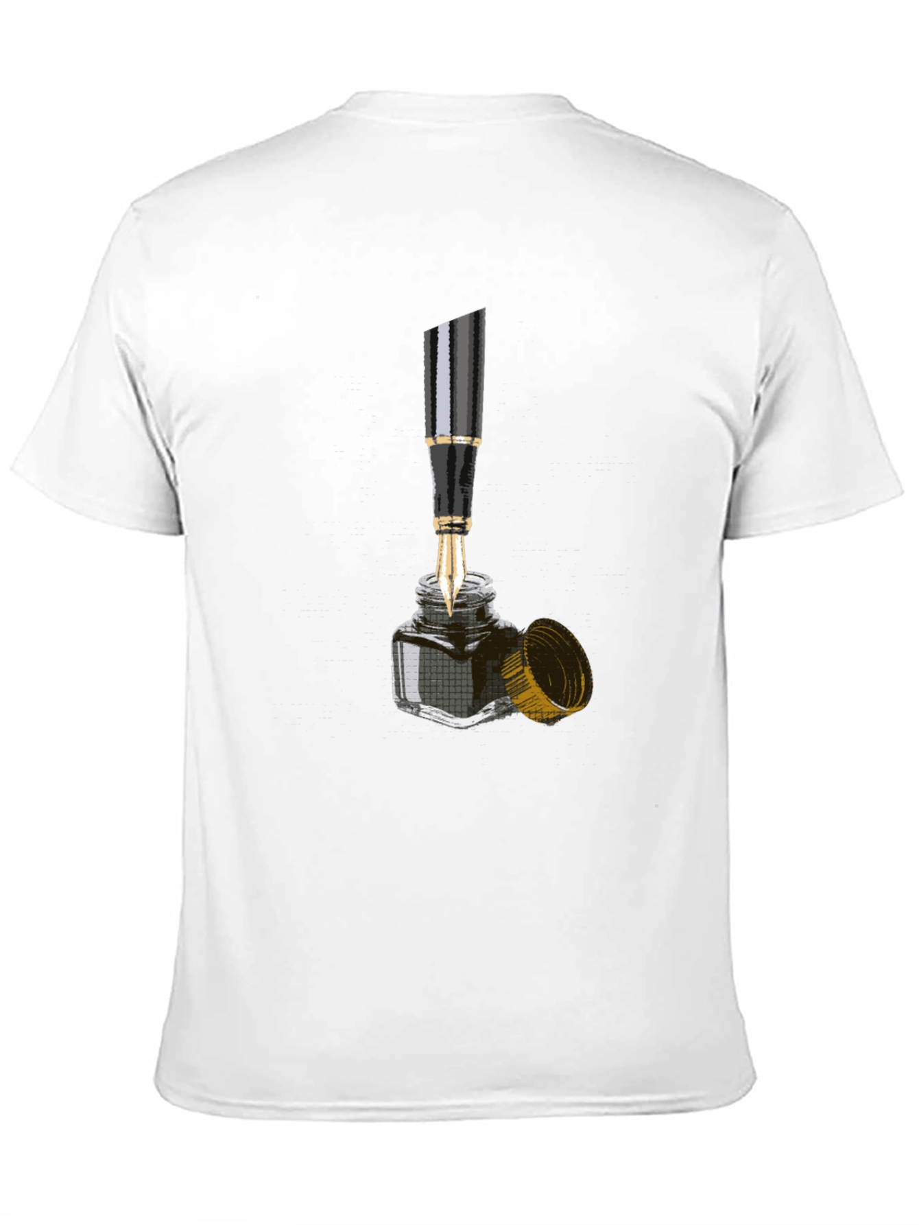 Fountain Pen & Inkwell Graphic Tee - Black