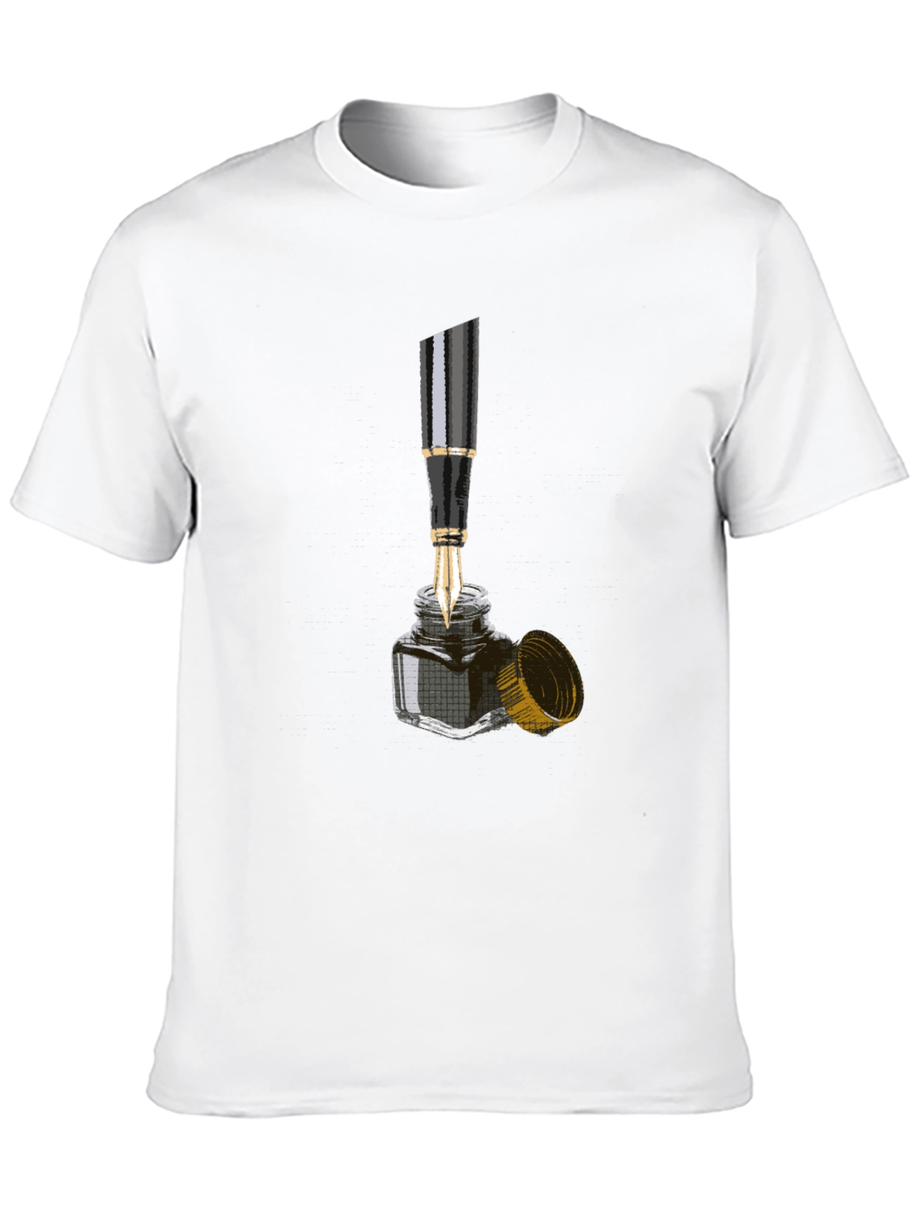 Fountain Pen & Inkwell Graphic Tee - Black