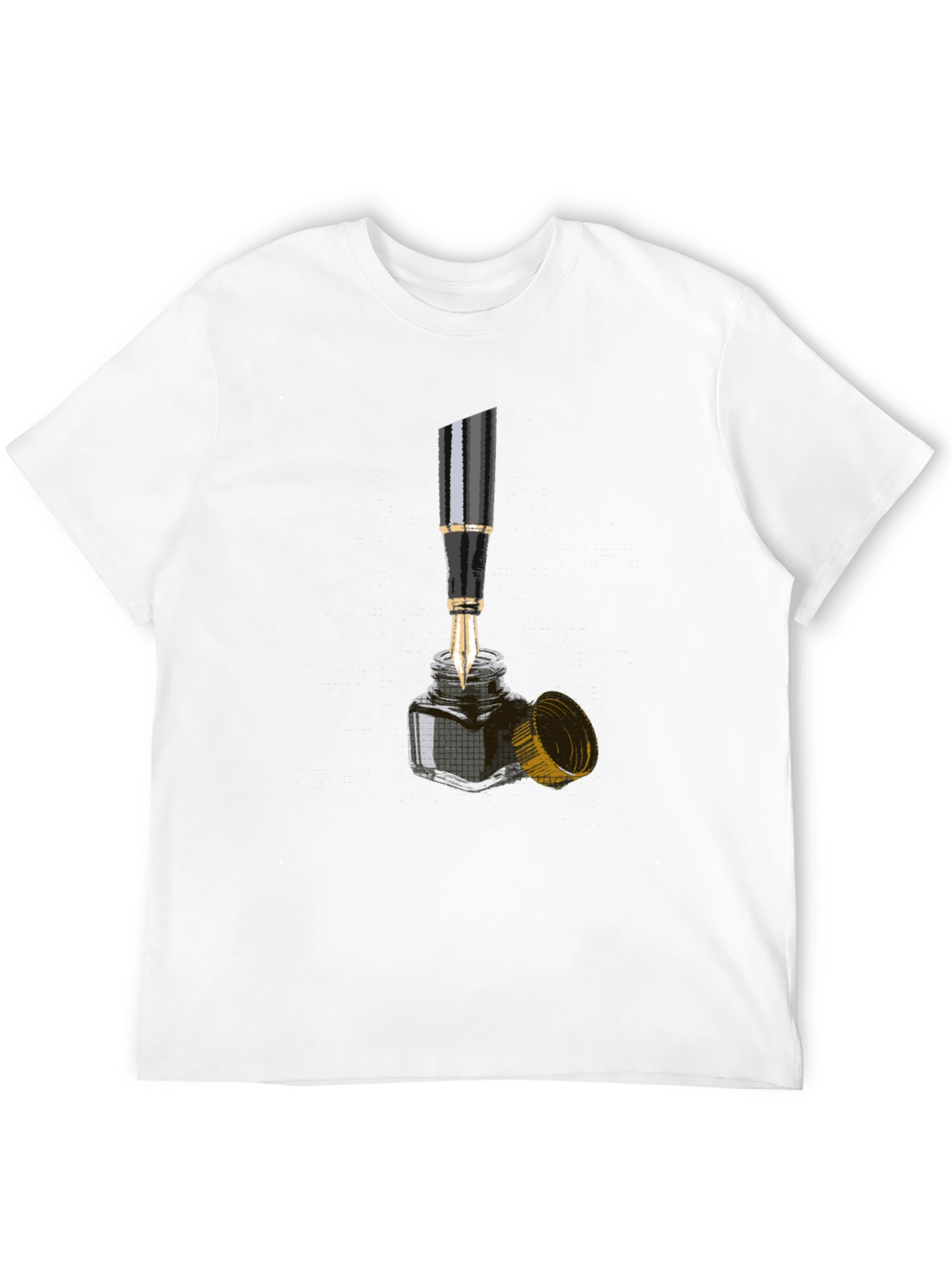Fountain Pen & Inkwell Graphic Tee - Black