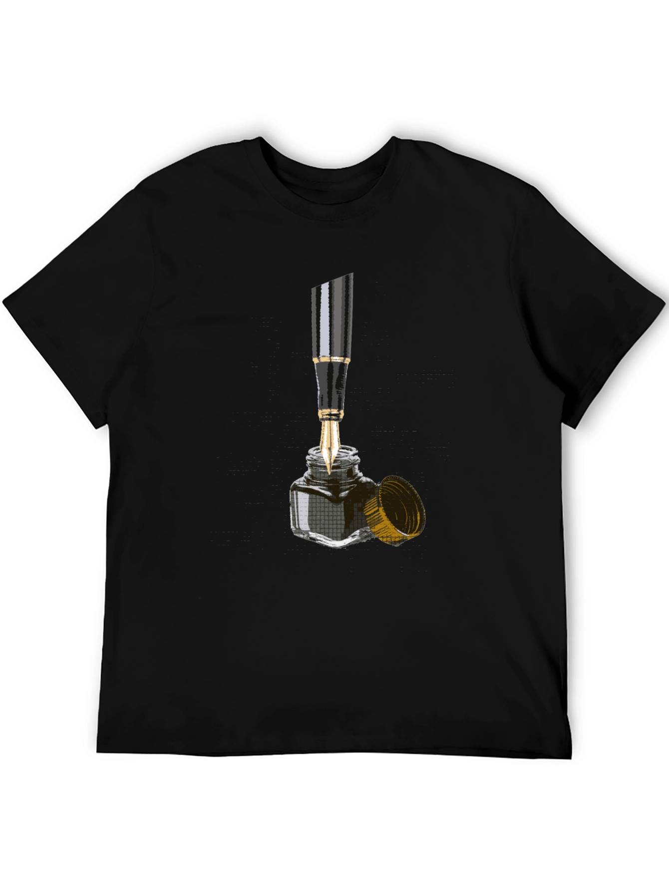 Fountain Pen & Inkwell Graphic Tee - Black