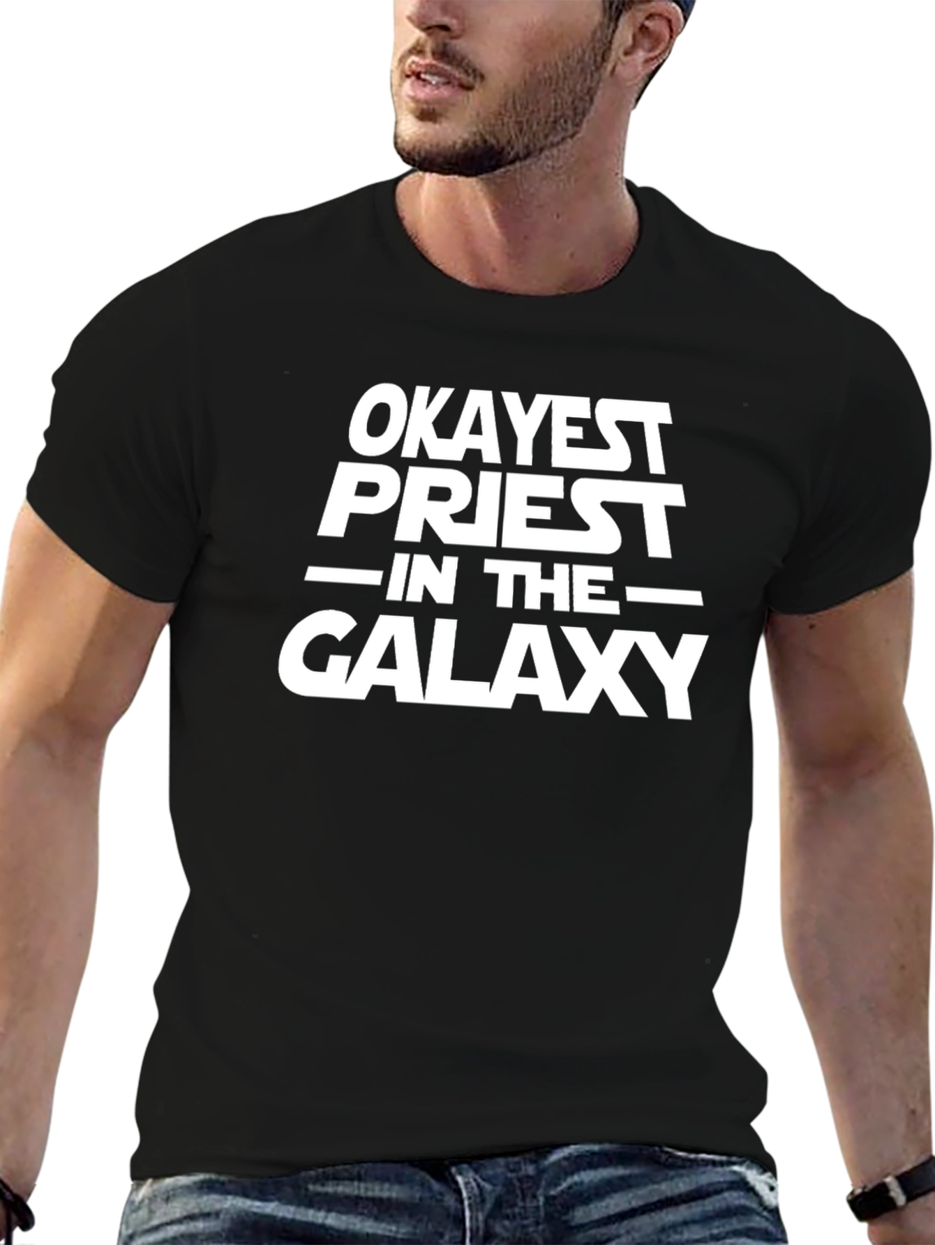 Okayest Priest T-Shirt - Galaxy Style