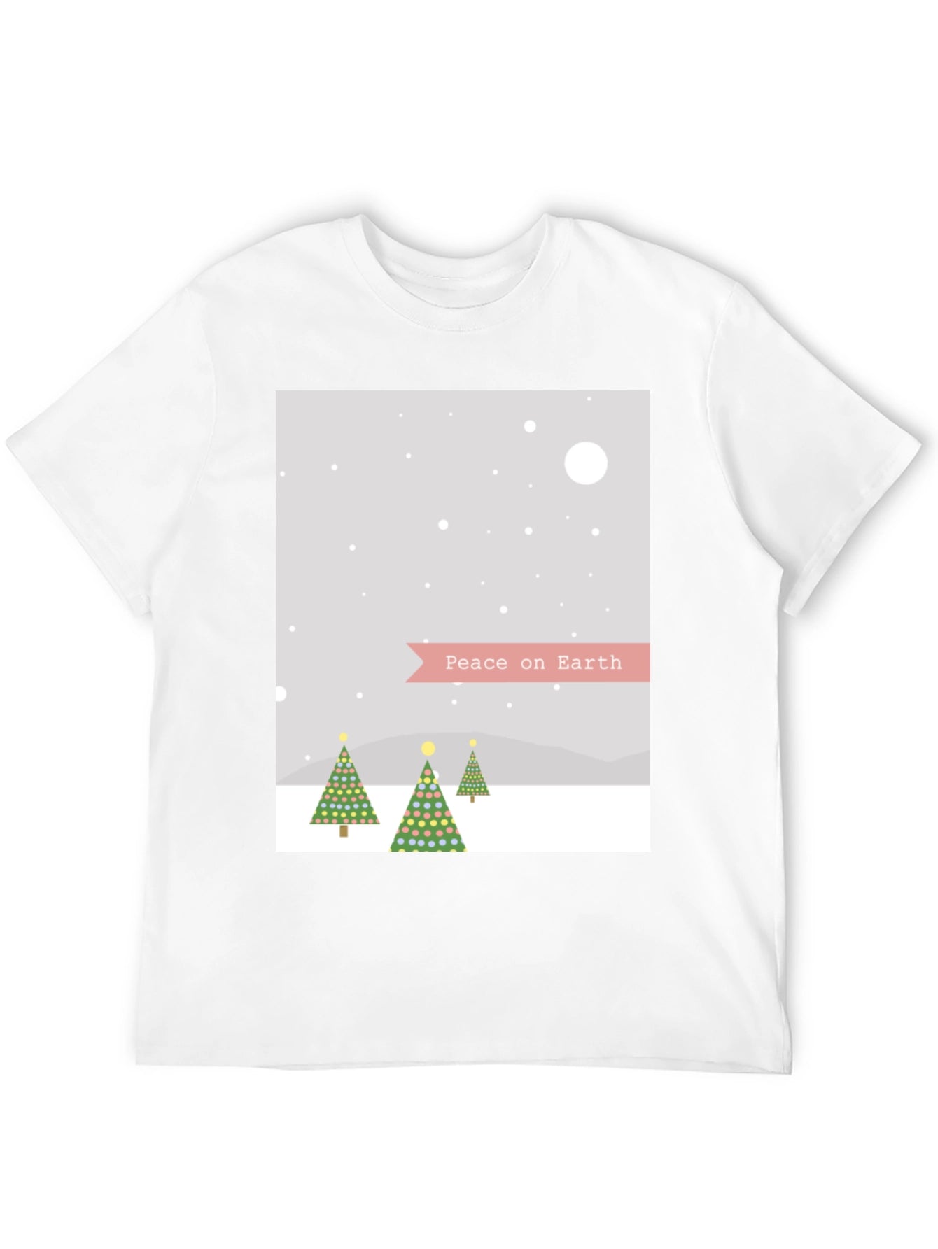 Peace on Earth Christmas Tree T-Shirt