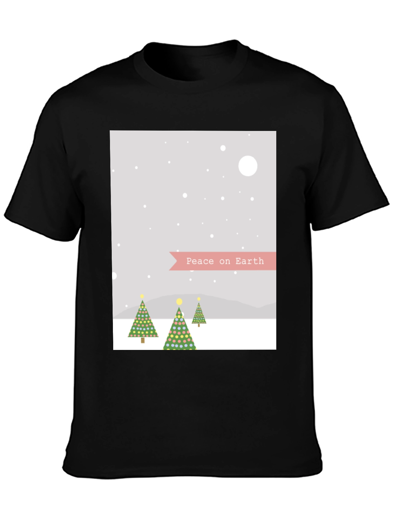 Peace on Earth Christmas Tree T-Shirt